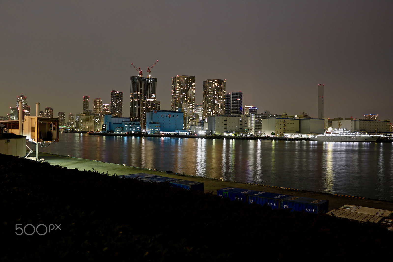 Canon EOS 760D (EOS Rebel T6s / EOS 8000D) sample photo. Night on tokyo bay, japan photography