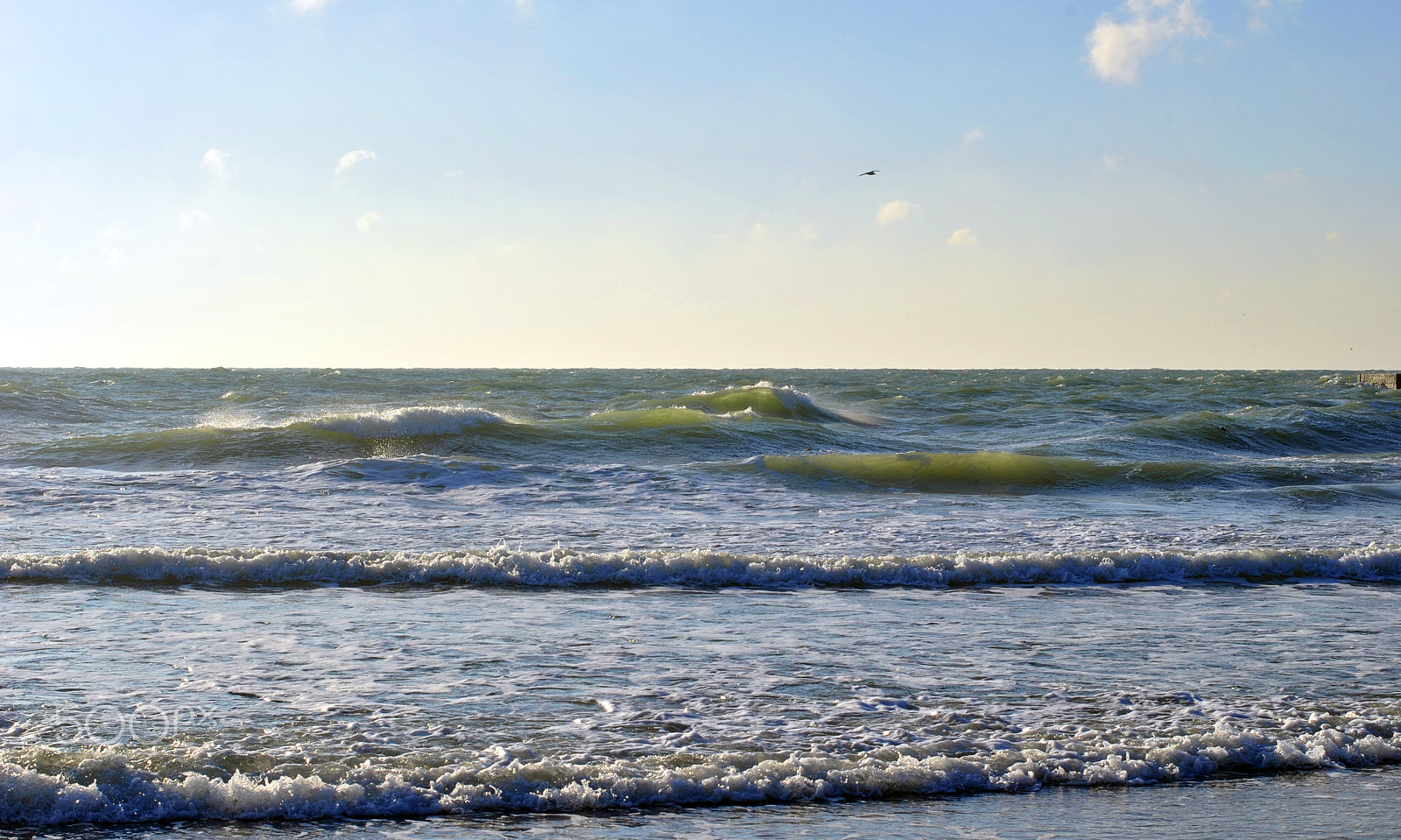 Nikon D3000 + Nikon AF-S Nikkor 50mm F1.4G sample photo. Stormy winds breaking crests and forming streaks of foam photography