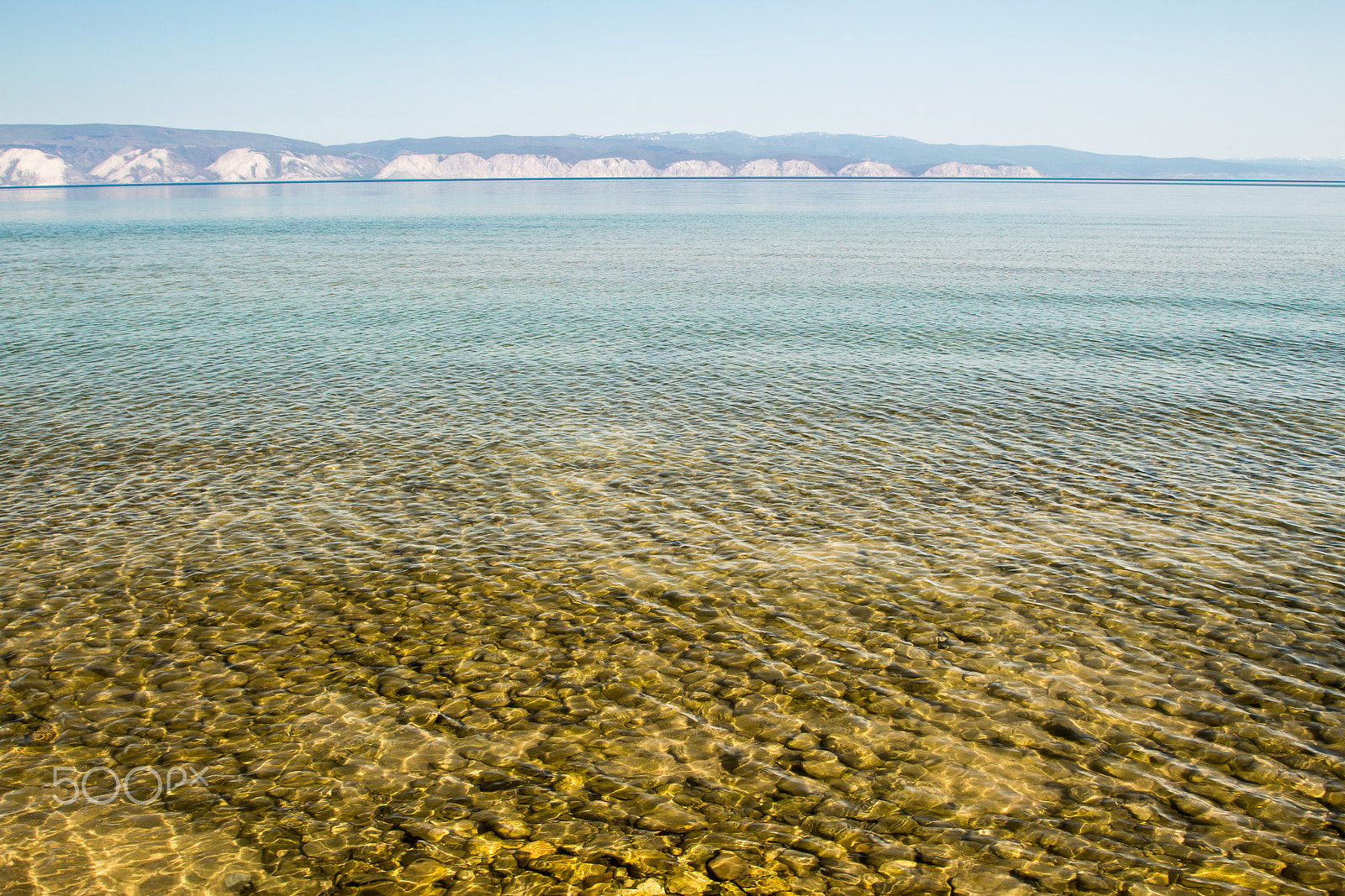 Canon EOS 100D (EOS Rebel SL1 / EOS Kiss X7) + Canon EF 24-105mm F4L IS USM sample photo. The transparent waters of lake baikal. photography