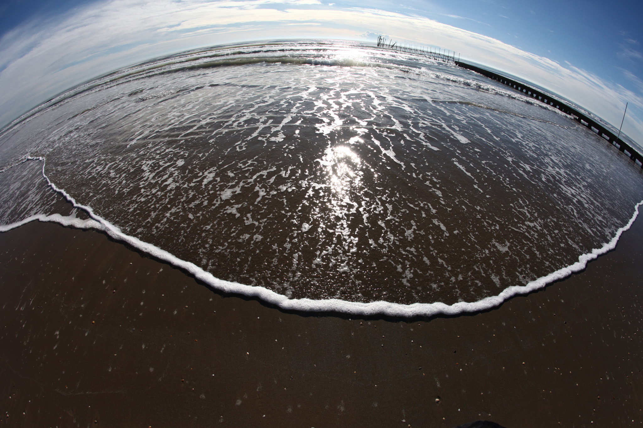 Canon EF 15mm F2.8 Fisheye sample photo. Waves#3 photography