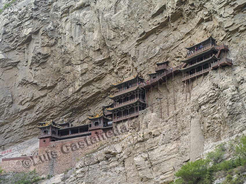 Pentax 645D + smc PENTAX-FA 645 75mm F2.8 sample photo. The hanging temple / monastery. hengshan mountain. shanxi. china photography