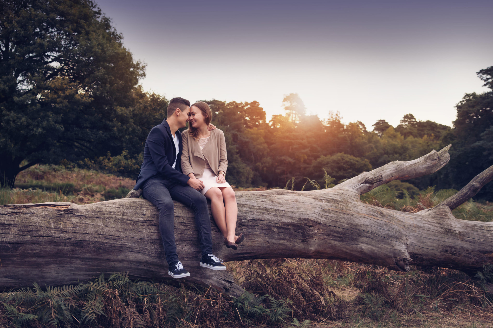 Nikon D810 + Tamron AF 28-75mm F2.8 XR Di LD Aspherical (IF) sample photo. Couple in sunset photography