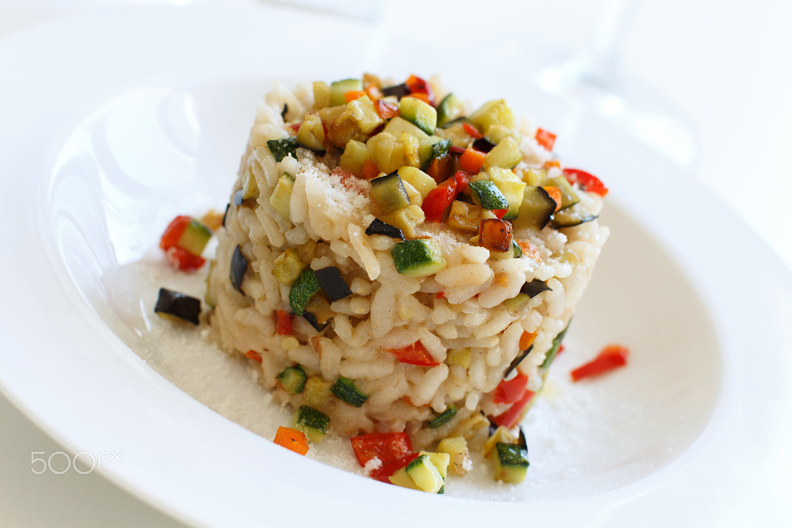 Canon EOS 650D (EOS Rebel T4i / EOS Kiss X6i) + Canon EF 50mm F1.2L USM sample photo. Vegetable risotto photography