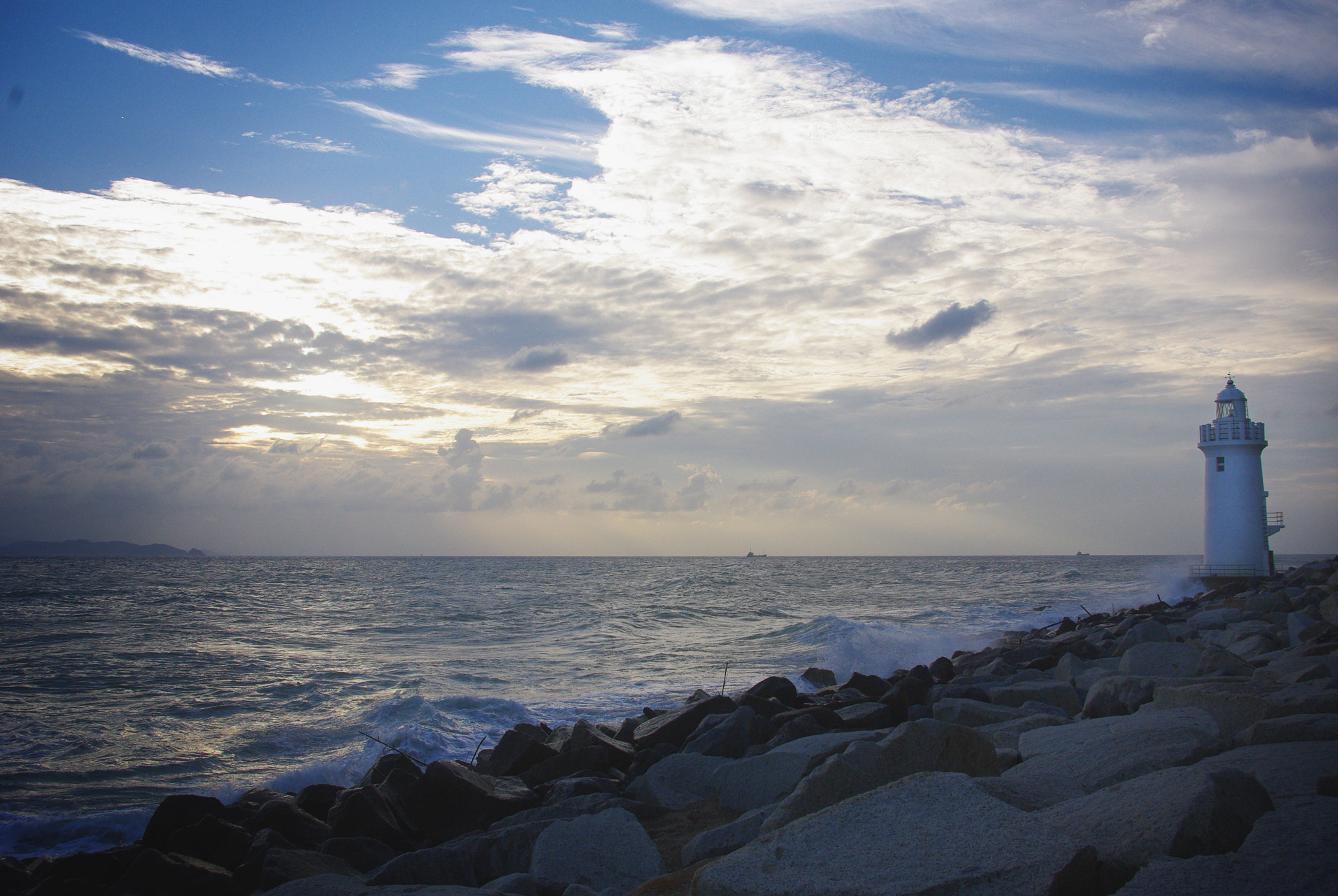 Pentax K-m (K2000) sample photo. Irago cape lighthouse photography