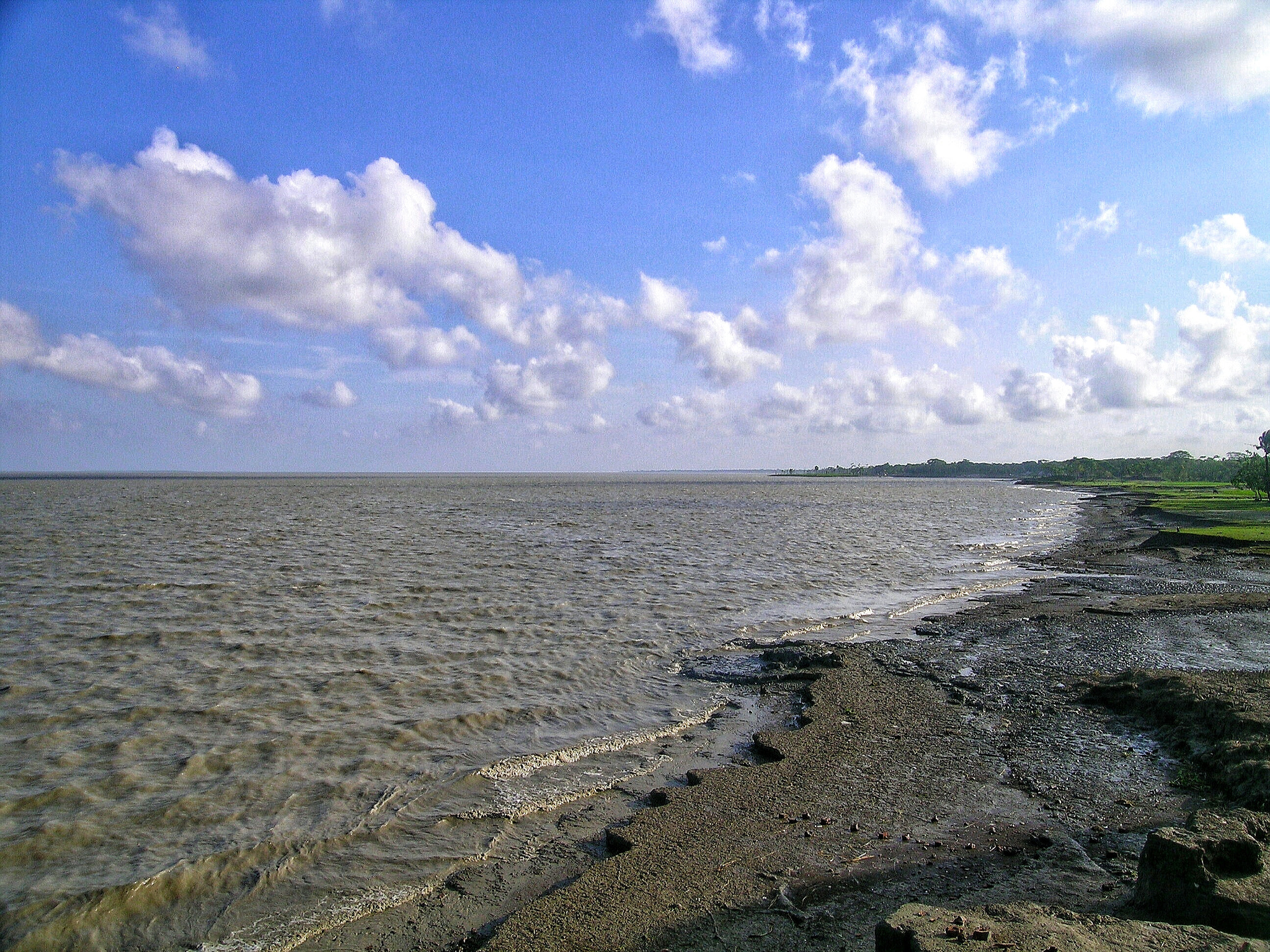 Nikon E5400 sample photo. Sky with river photography