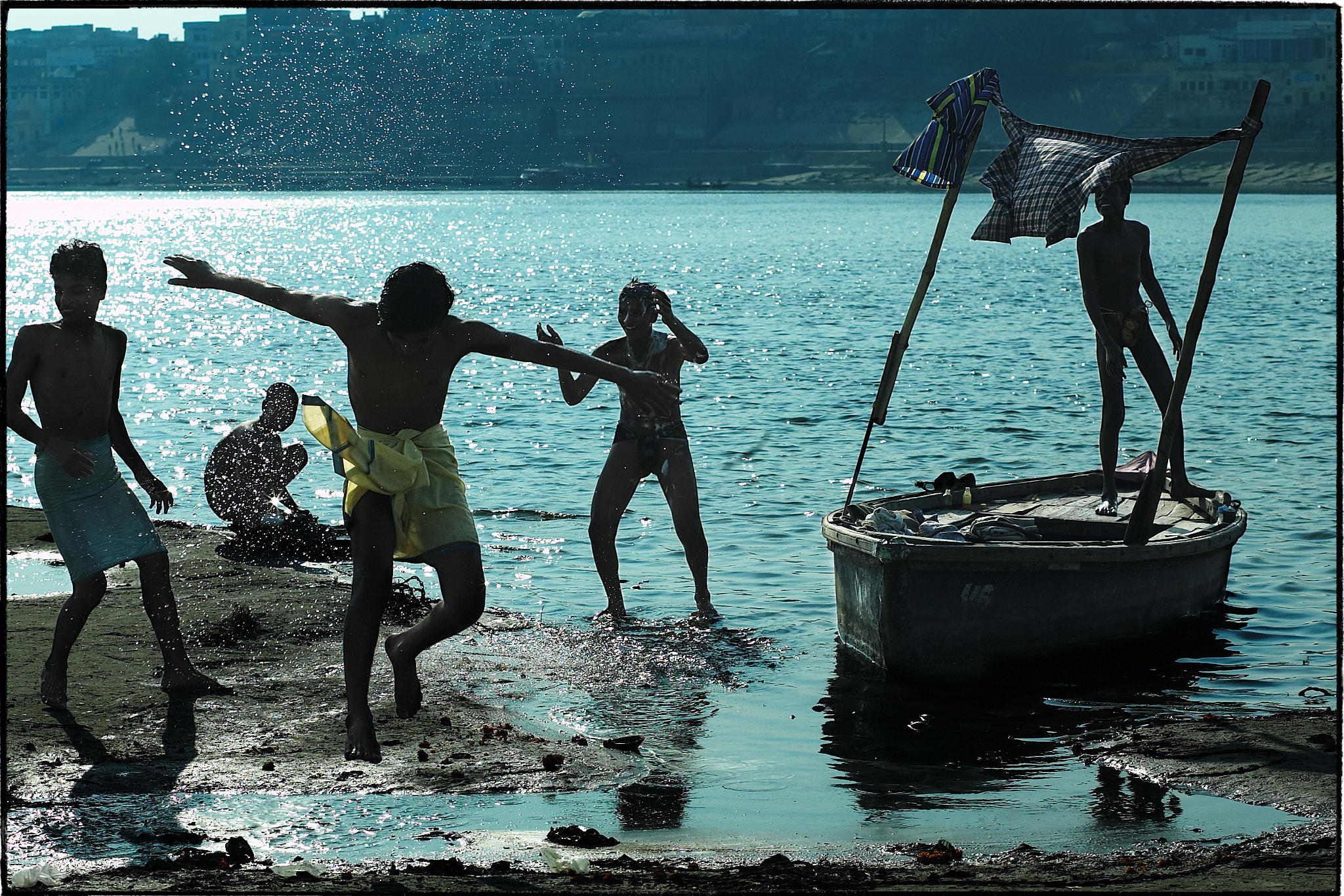 Canon EOS-1D sample photo. People of the ganga photography