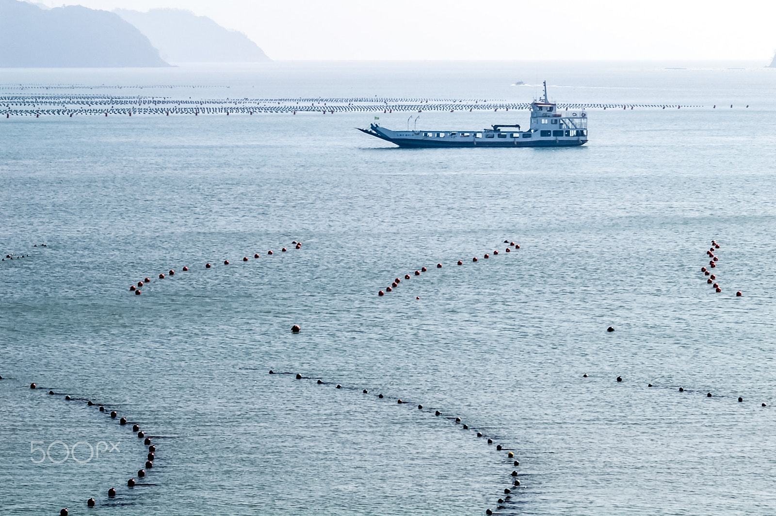 Pentax *ist DS sample photo. Ship on the sea. photography