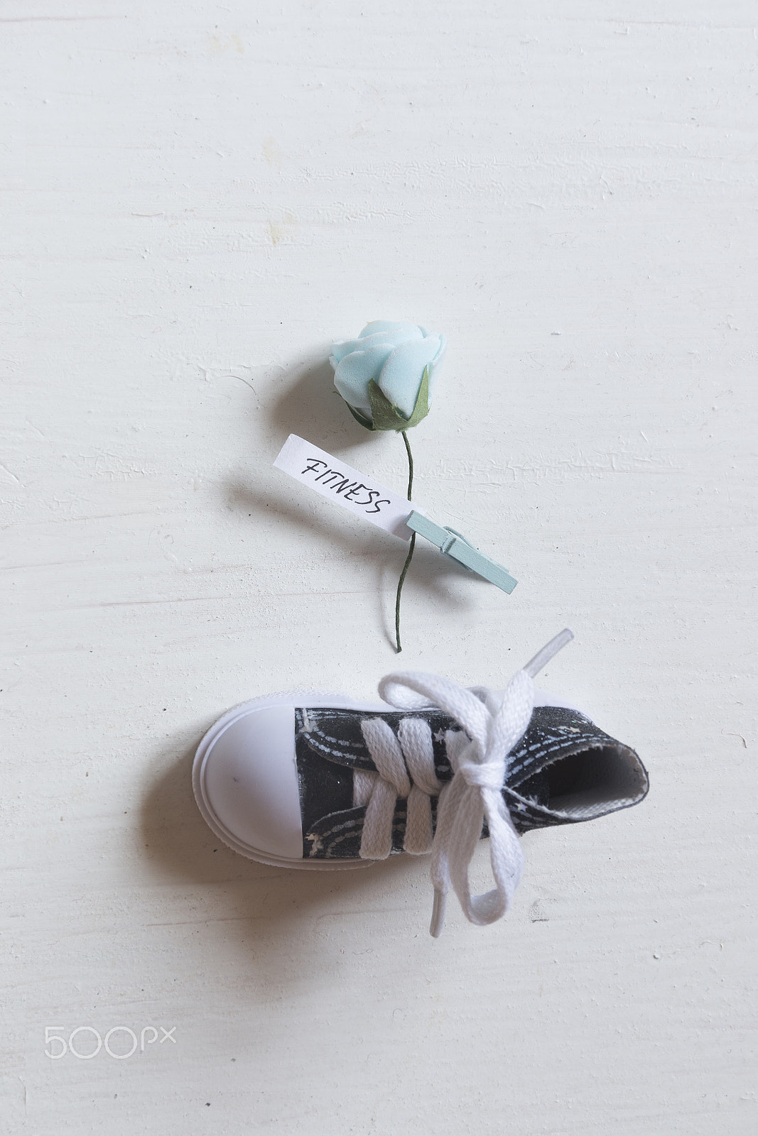 Sigma 18-200mm f/3.5-6.3 DC OS sample photo. Fitness idea, flower with text and sport sneaker photography