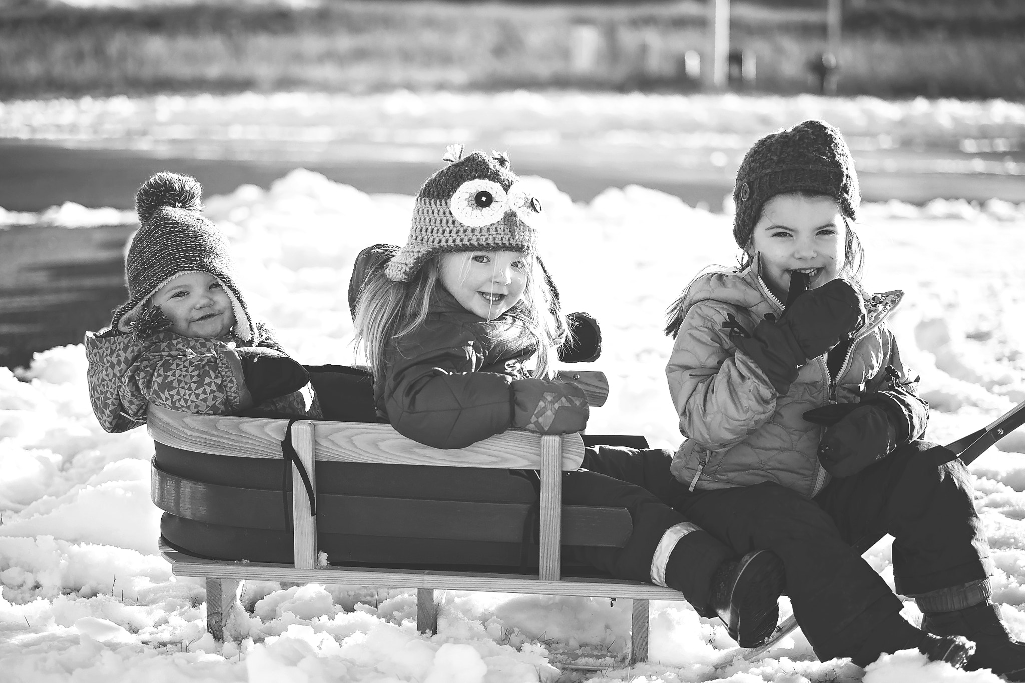 Canon EF 80-200mm F4.5-5.6 II sample photo. Sledding photography