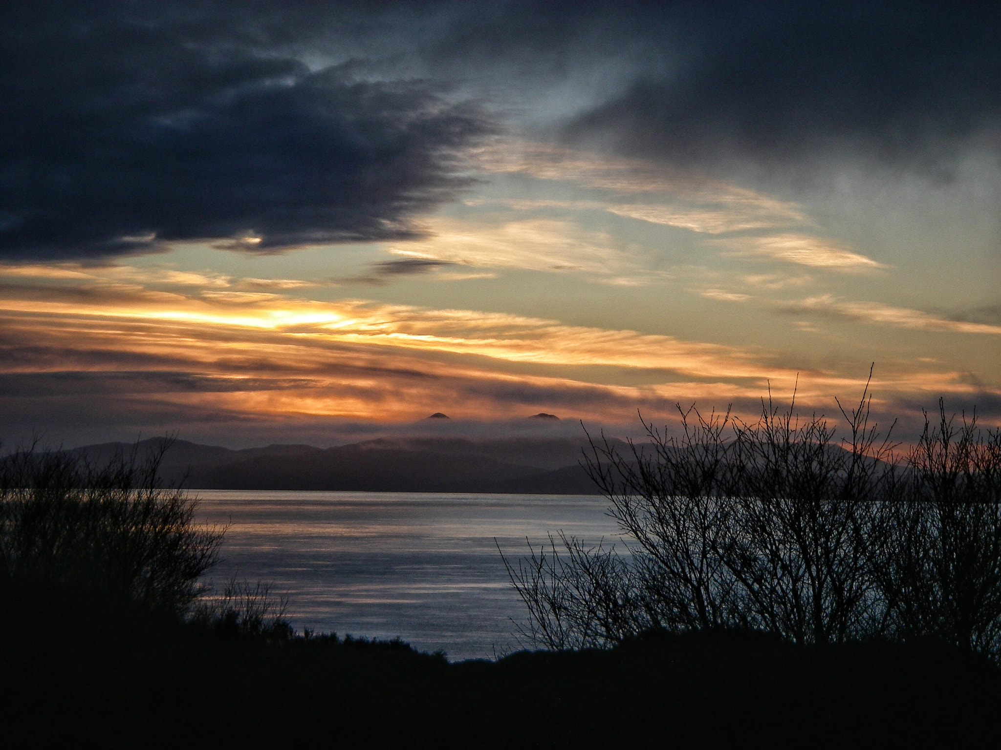 Pentax OPTIO W10 sample photo. West coast scotland in a winter storm photography