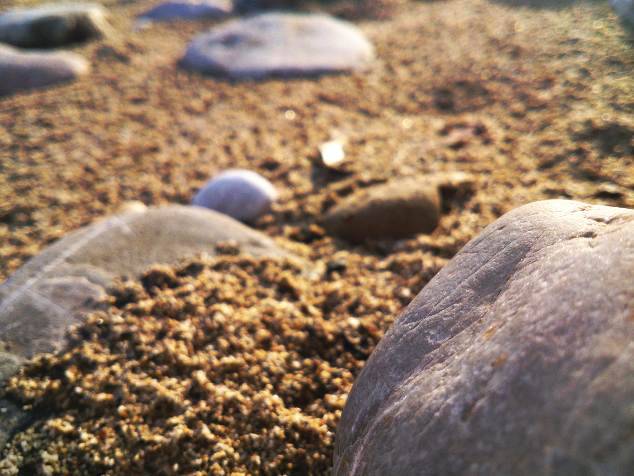 Sony Xperia P sample photo. Sands and stones in the eveninglight photography