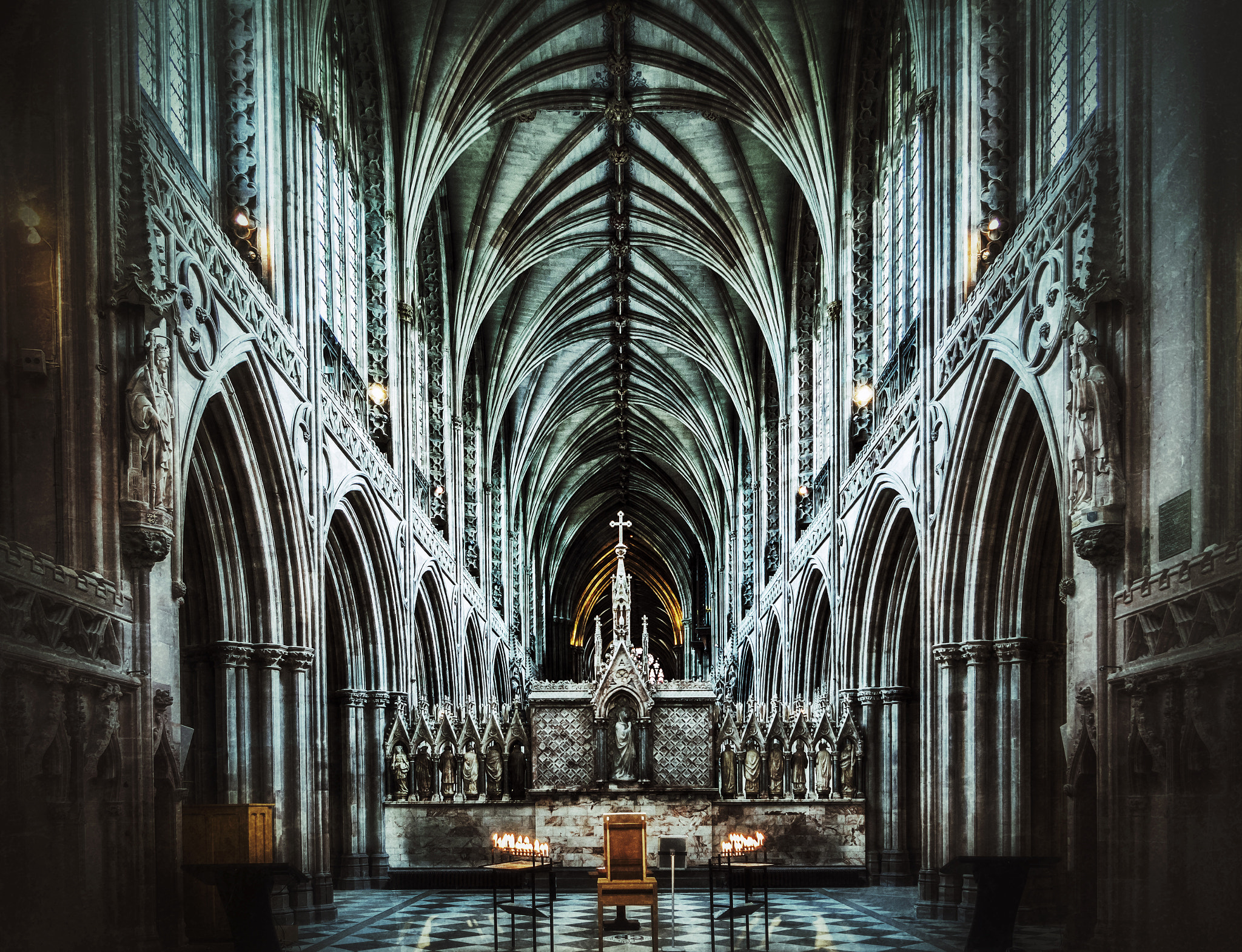 Pentax K-3 II sample photo. Lichfield cathedral looking like hogwarts photography
