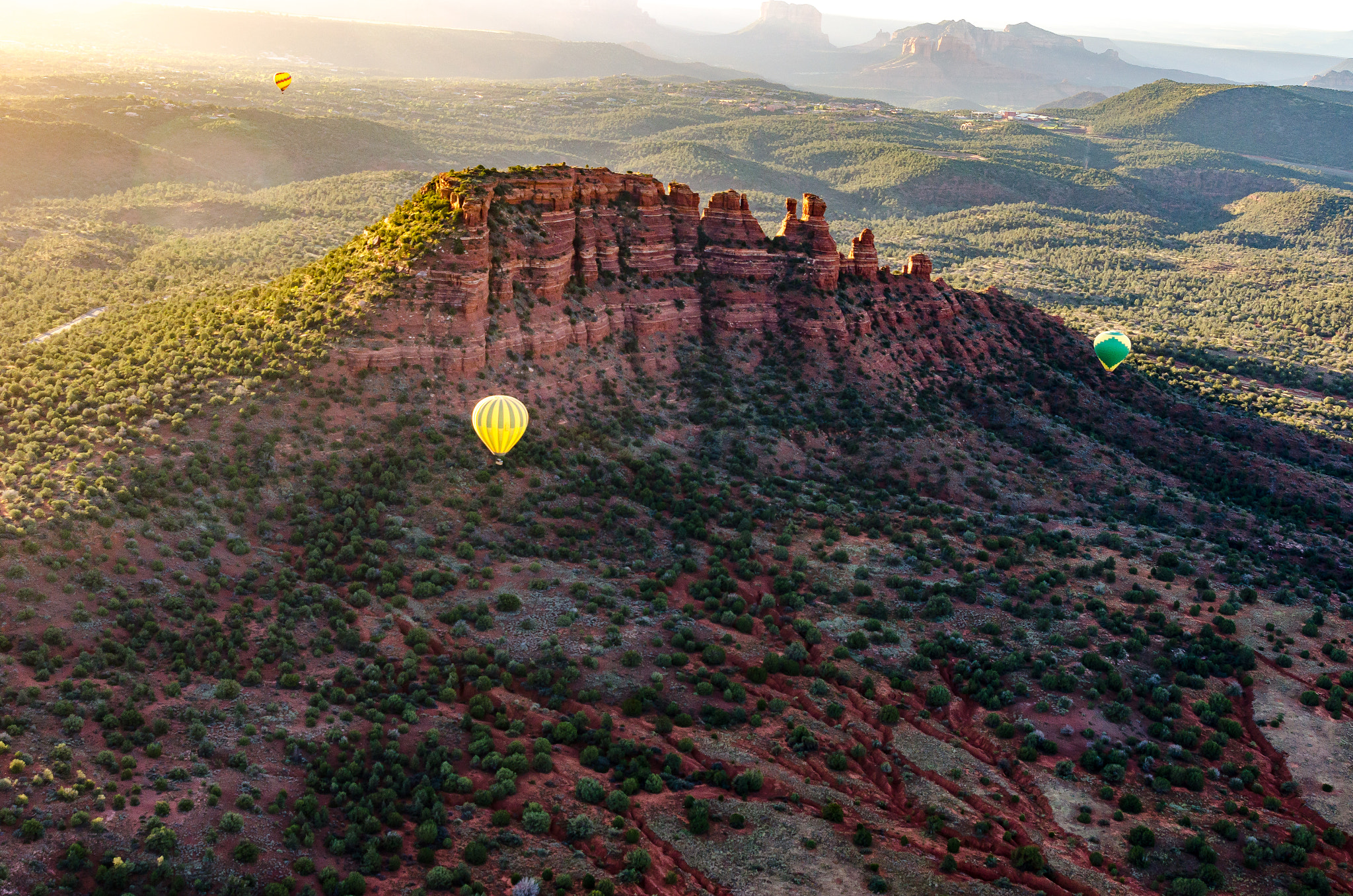 Nikon AF Nikkor 24-85mm F2.8-4D IF sample photo. Sedona sunrise photography