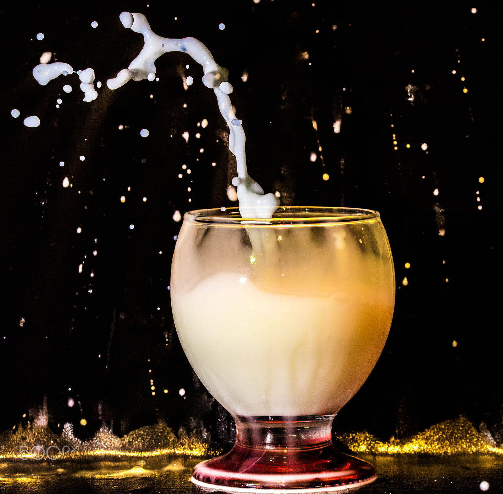 Sigma 105mm F2.8 EX DG OS HSM sample photo. Milk in abstract photography
