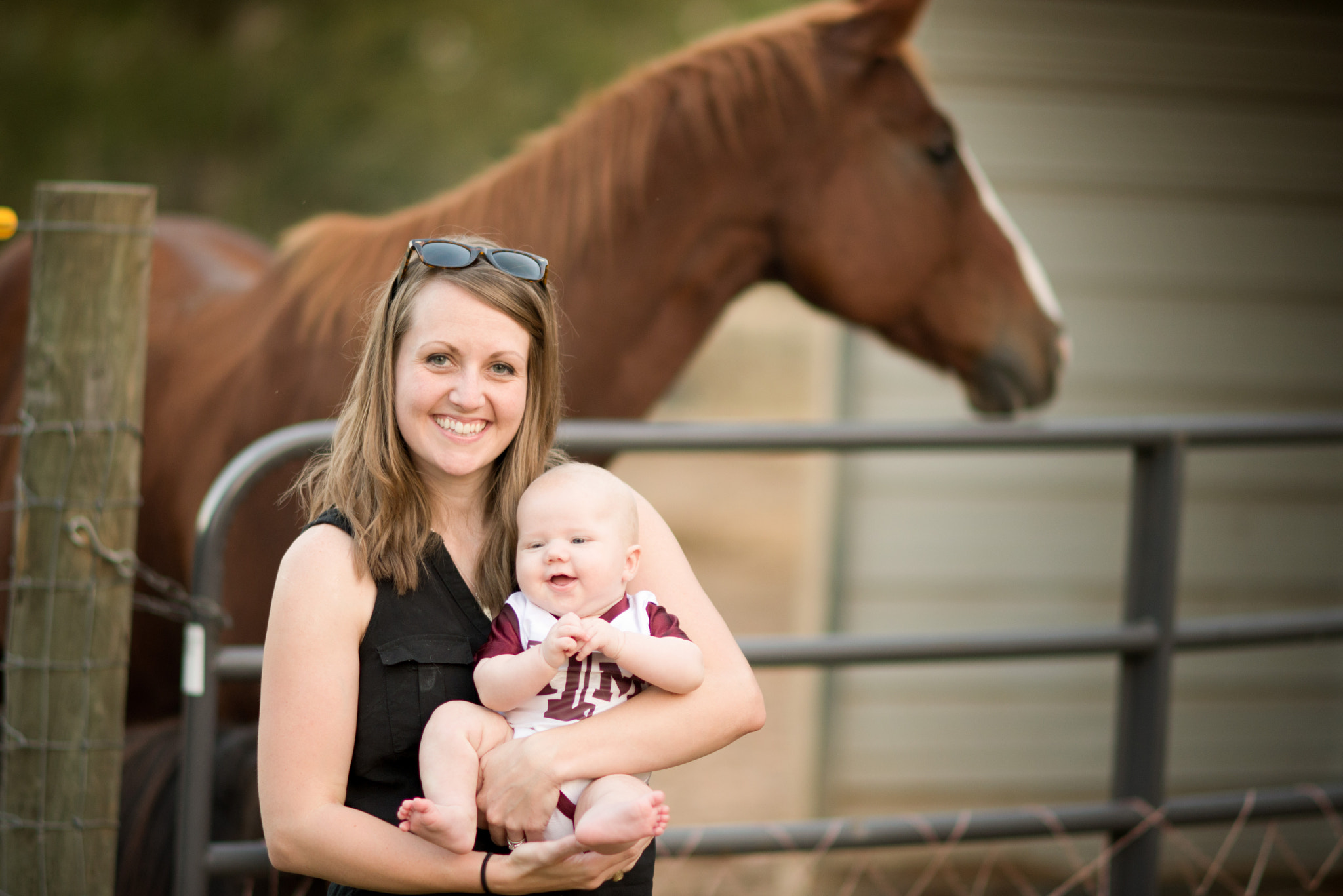 Nikon D610 + AF DC-Nikkor 135mm f/2D sample photo. Wifey and happy milo photography