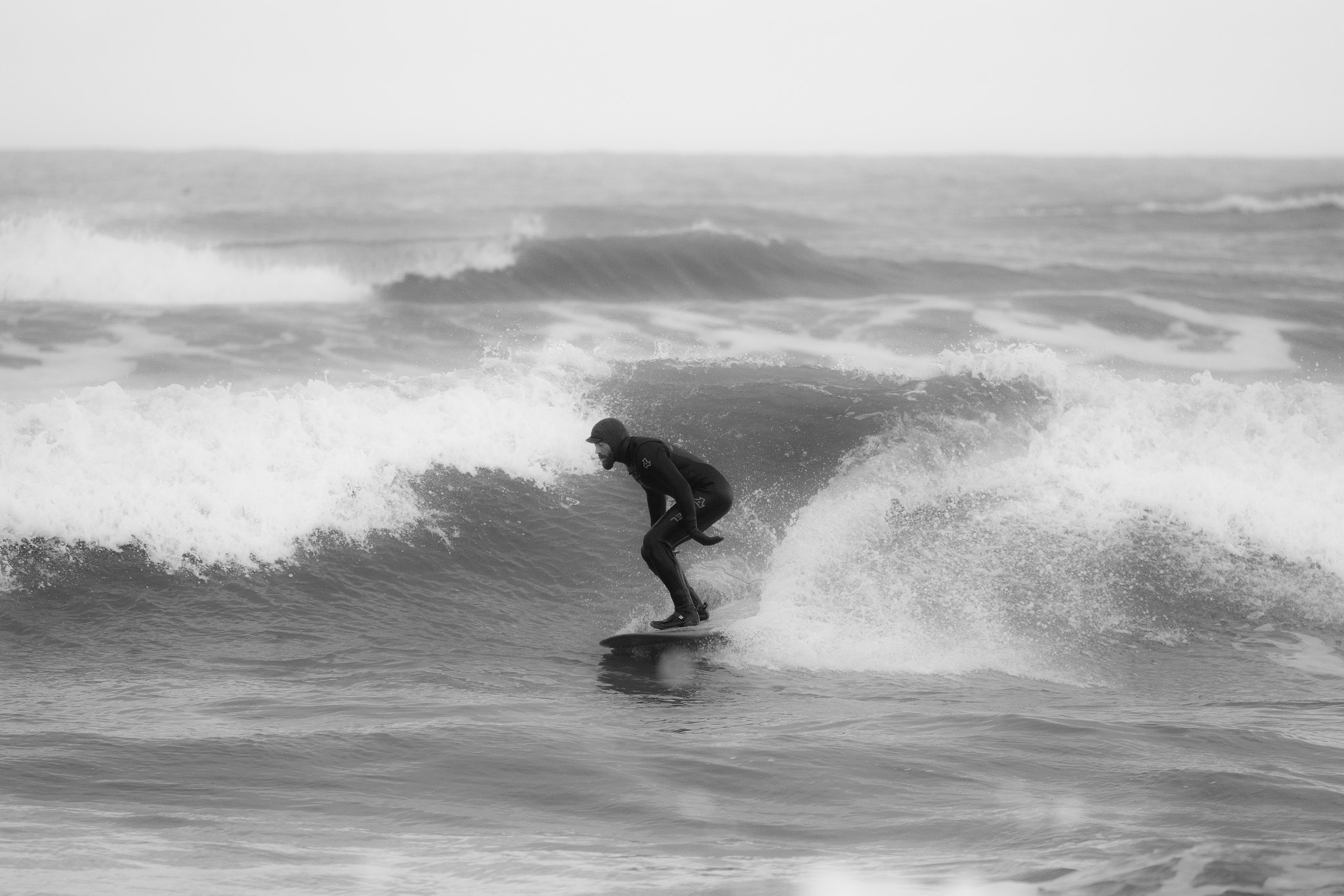 Canon EF 70-200mm F2.8L USM sample photo. Surfdudes in cold hawaii photography