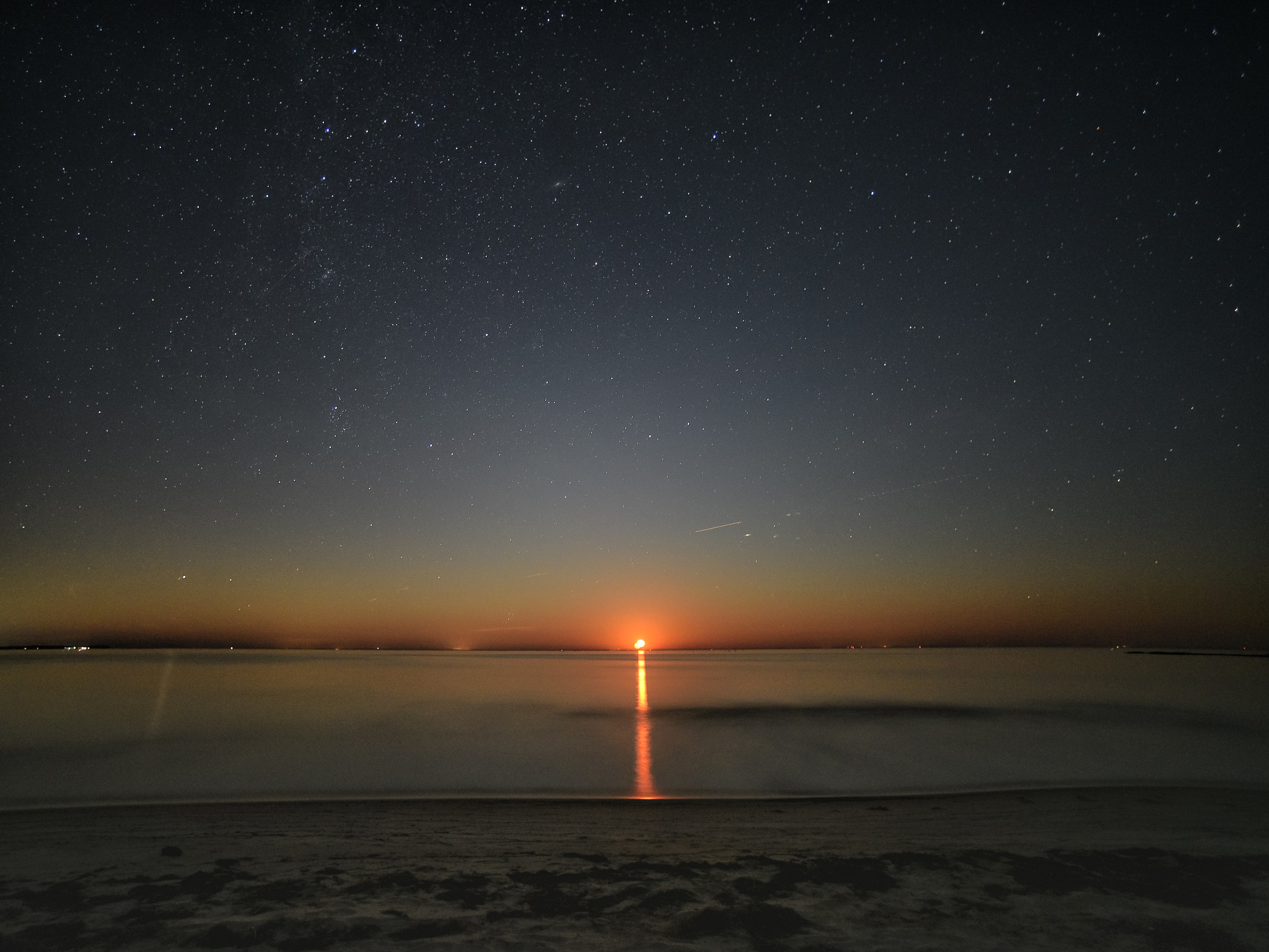 Nikon D750 + Nikon AF Nikkor 14mm F2.8D ED sample photo. Day turns to night photography