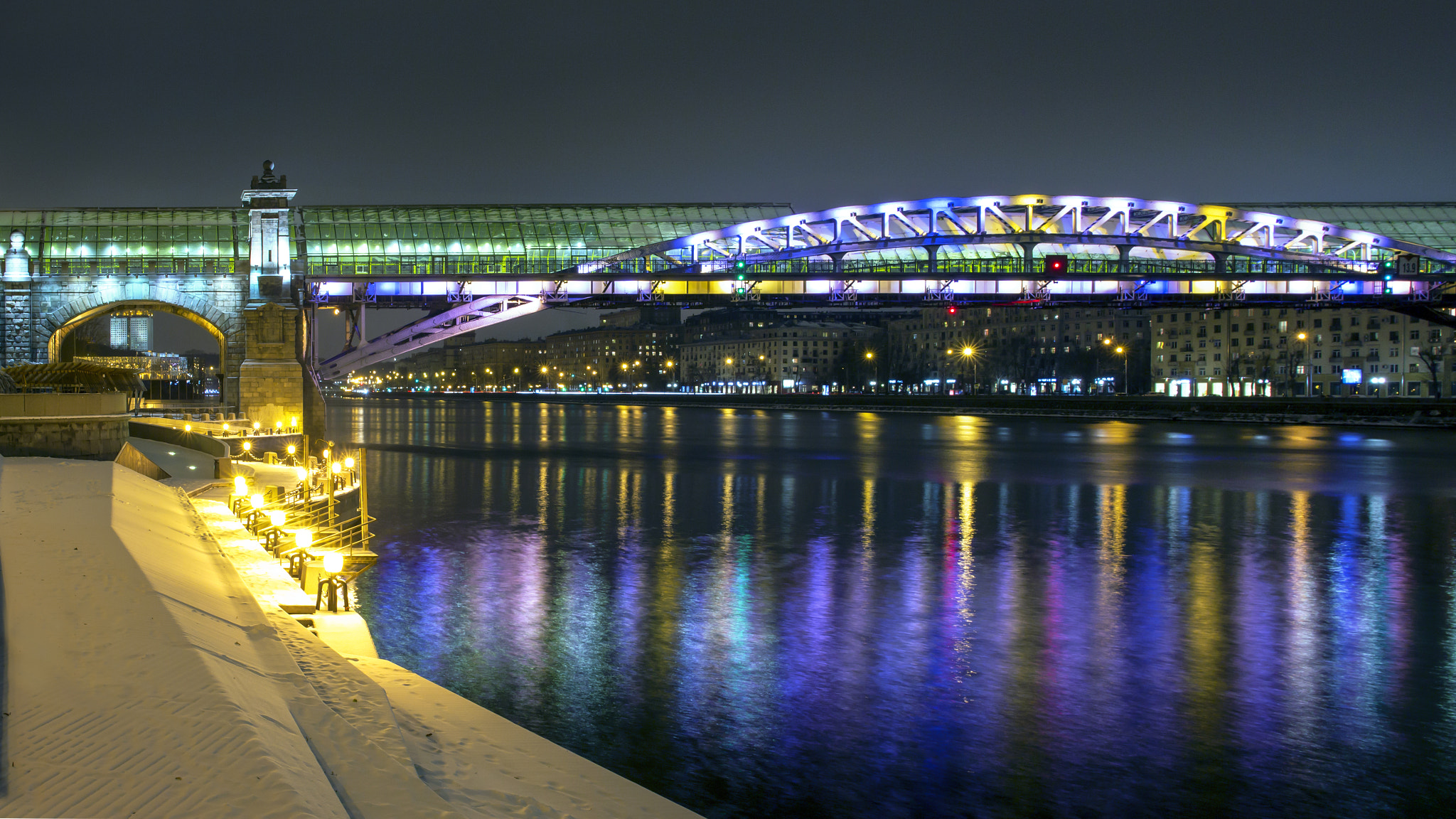 Canon EOS 650D (EOS Rebel T4i / EOS Kiss X6i) sample photo. Pushkinsky bridge, moscow photography