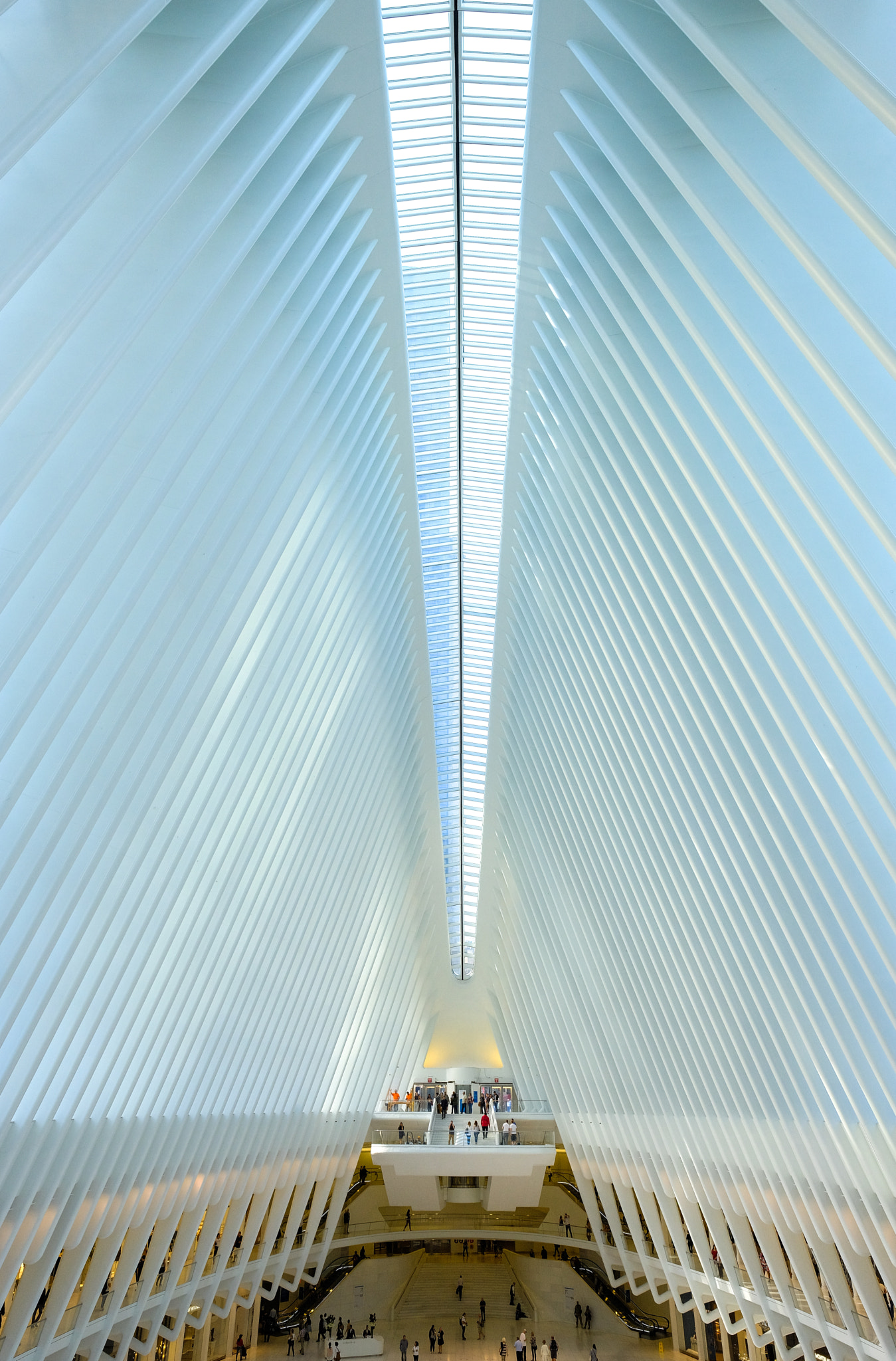 Fujifilm X-T2 + Fujifilm XF 14mm F2.8 R sample photo. Calatrava transit hall photography