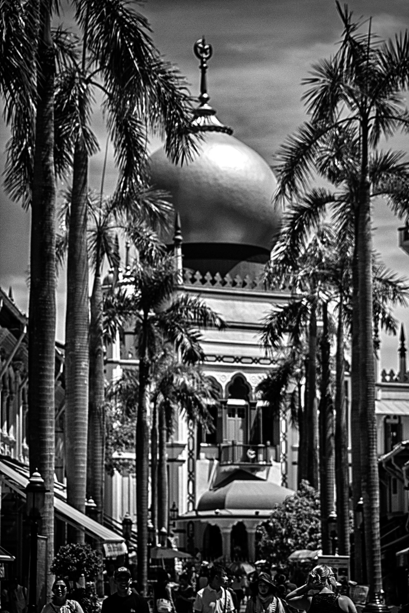 Canon EOS 600D (Rebel EOS T3i / EOS Kiss X5) + Sigma 70-300mm F4-5.6 APO DG Macro sample photo. Sultan mosque photography