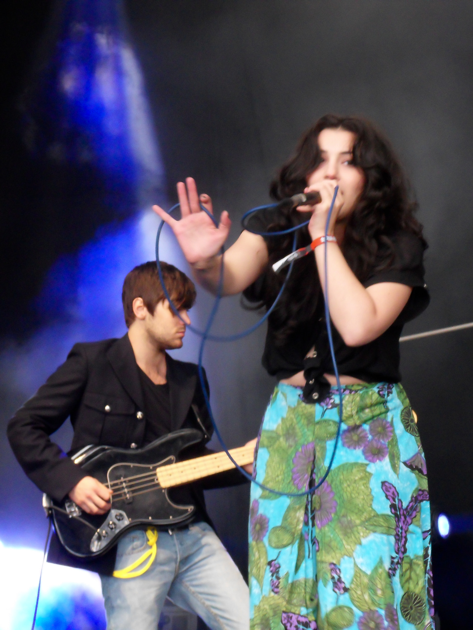 Samsung WB550, WB560 / VLUU WB550 /  HZ15W sample photo. Alex winston at berlin festival, 2011. photography