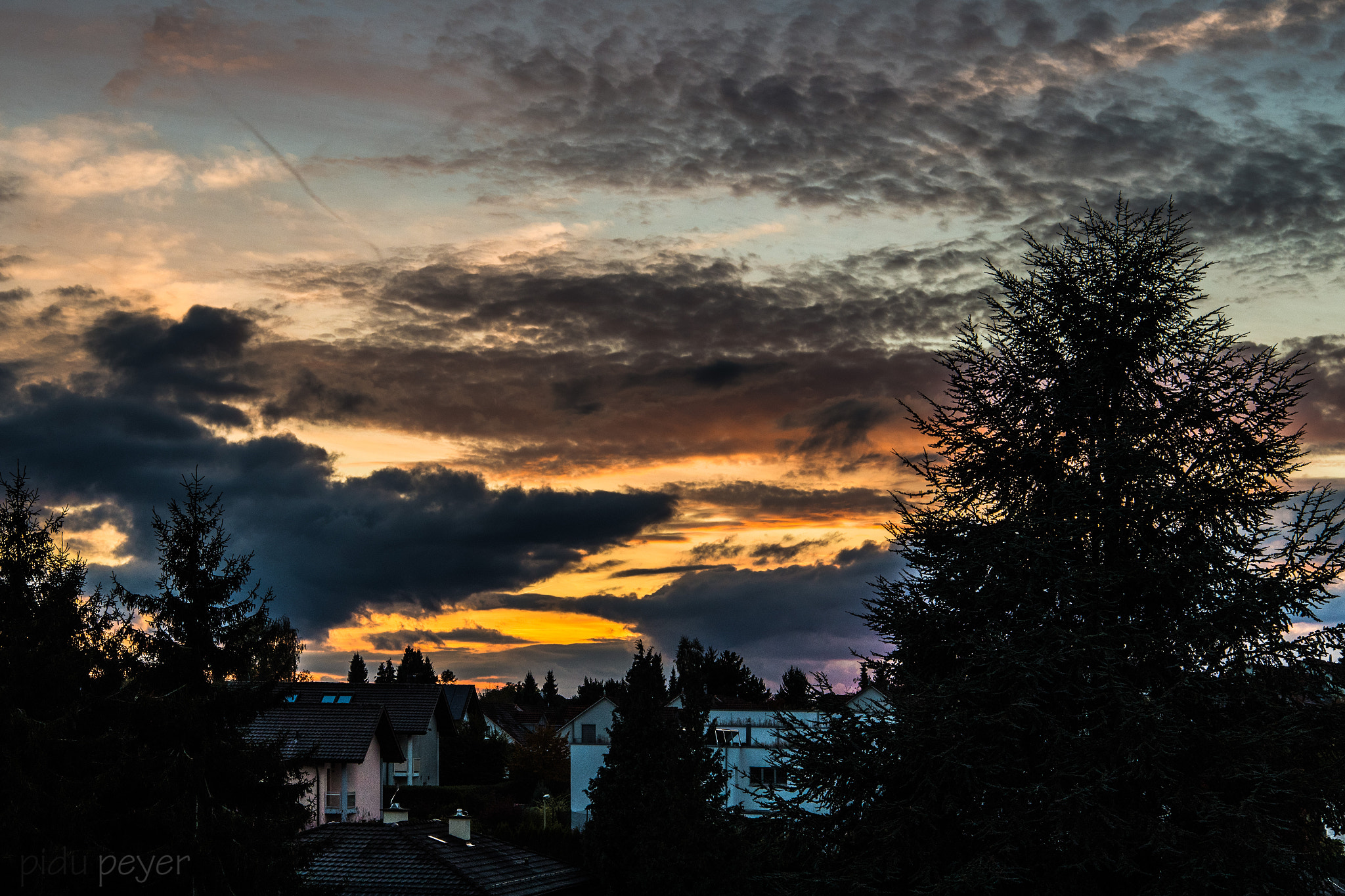 Nikon AF-S Nikkor 24-70mm F2.8E ED VR sample photo. Sunset over zurich photography