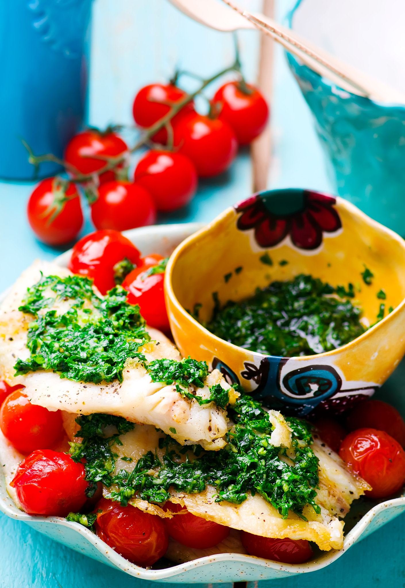 Nikon AF-S Micro-Nikkor 105mm F2.8G IF-ED VR sample photo. Lazy fish.tilpia fillet with tomato photography