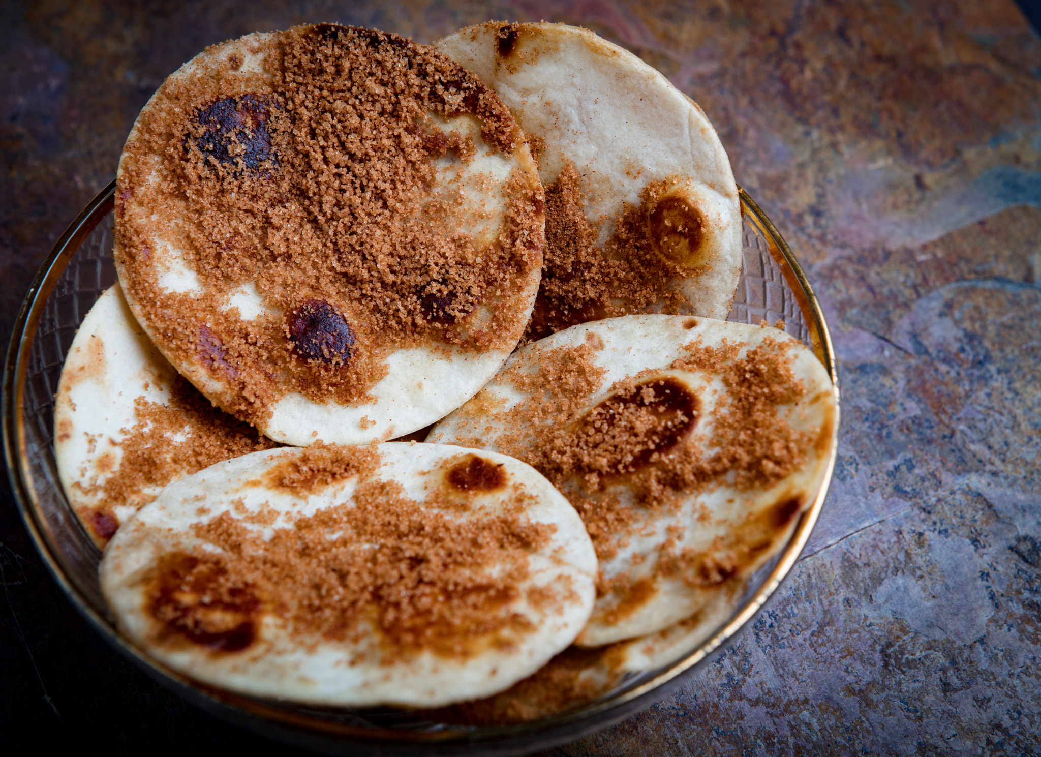 Canon EOS 5DS sample photo. Cinnamon sugar tortilla delight photography