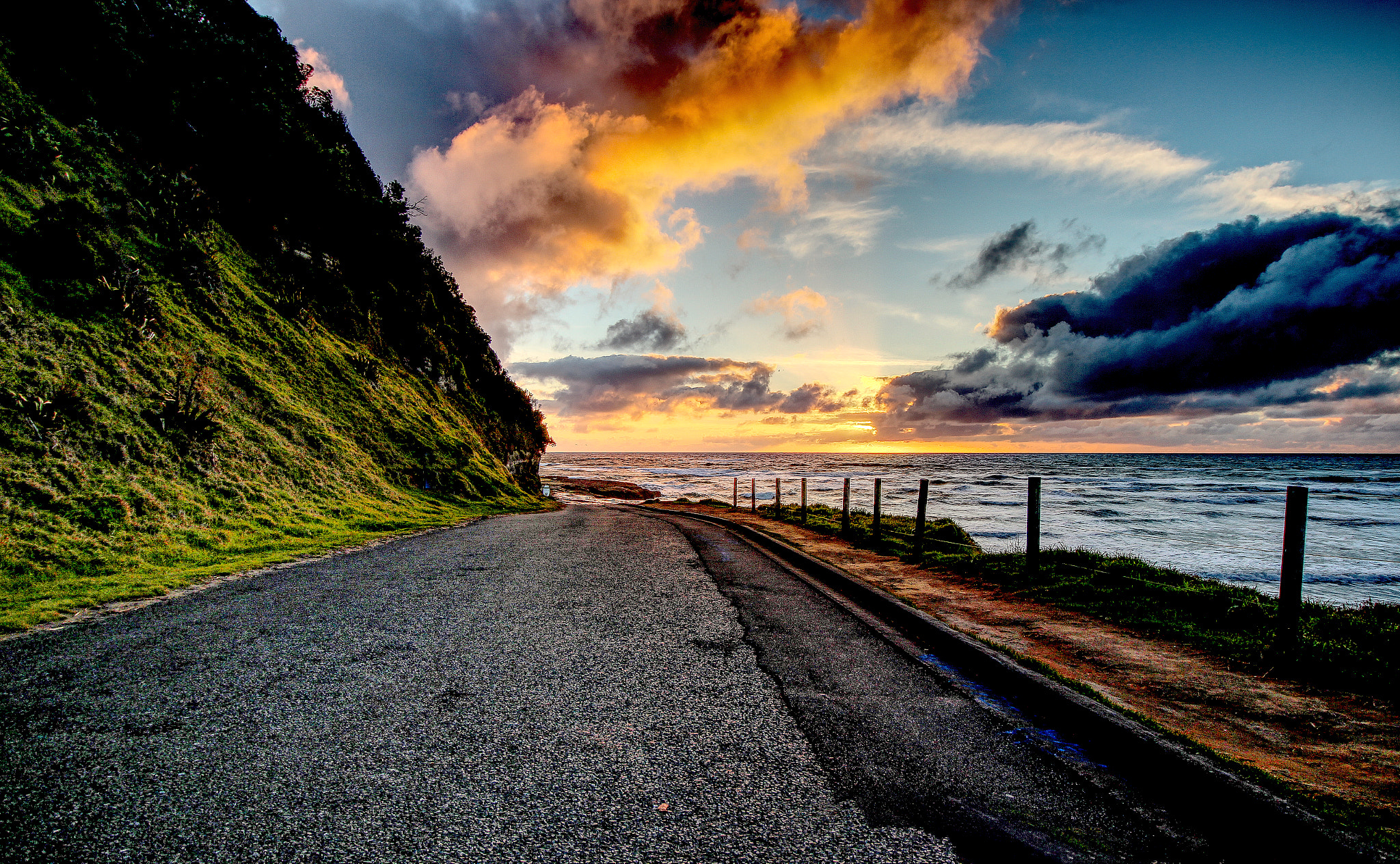 10.0 - 18.0 mm sample photo. Muriwai sunset photography