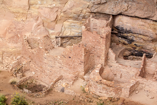 Canon EF 70-200mm F4L IS USM sample photo. Mesa verde ruins photography