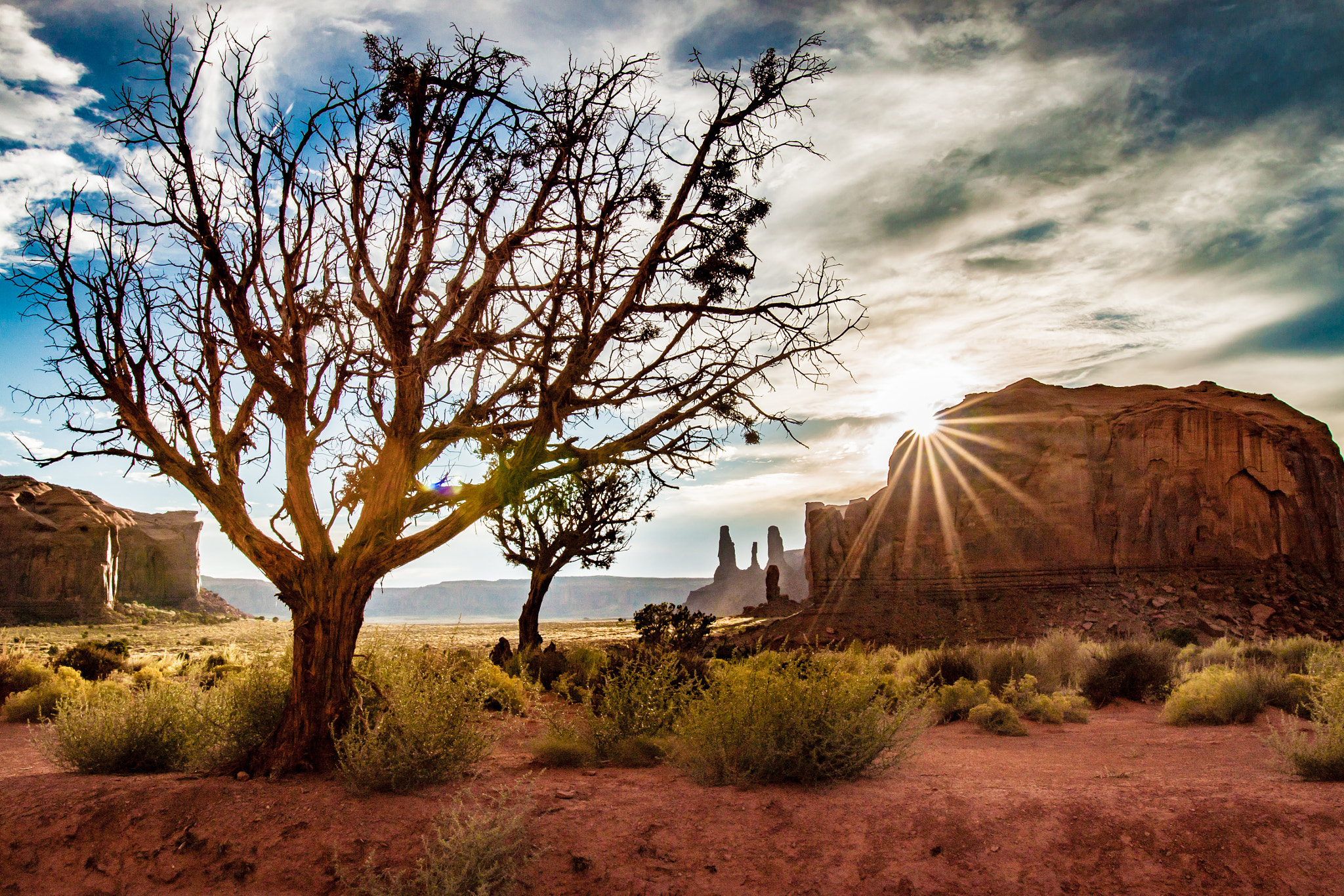 Sigma 18-35mm f/1.8 DC HSM sample photo. Sunset at monument valley photography