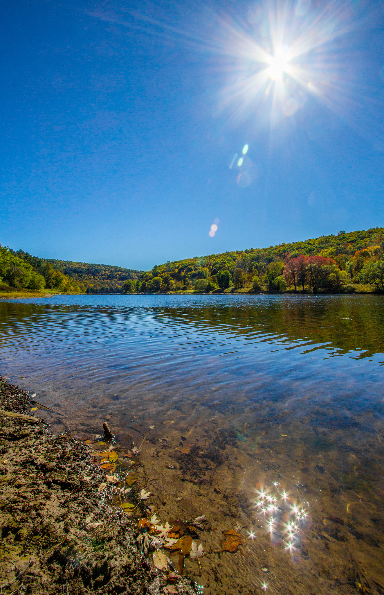 Canon EF-S 10-22mm F3.5-4.5 USM sample photo. Sunflare over the delaware photography