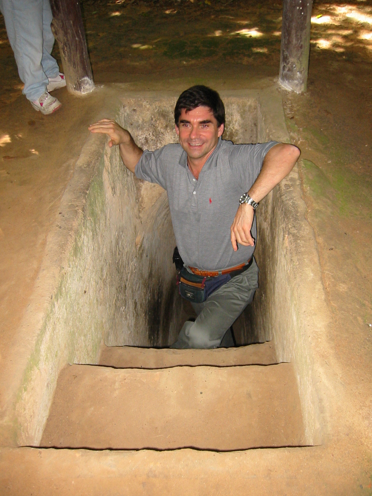 Canon PowerShot S200 sample photo. Cuchi tunnels vietnam photography