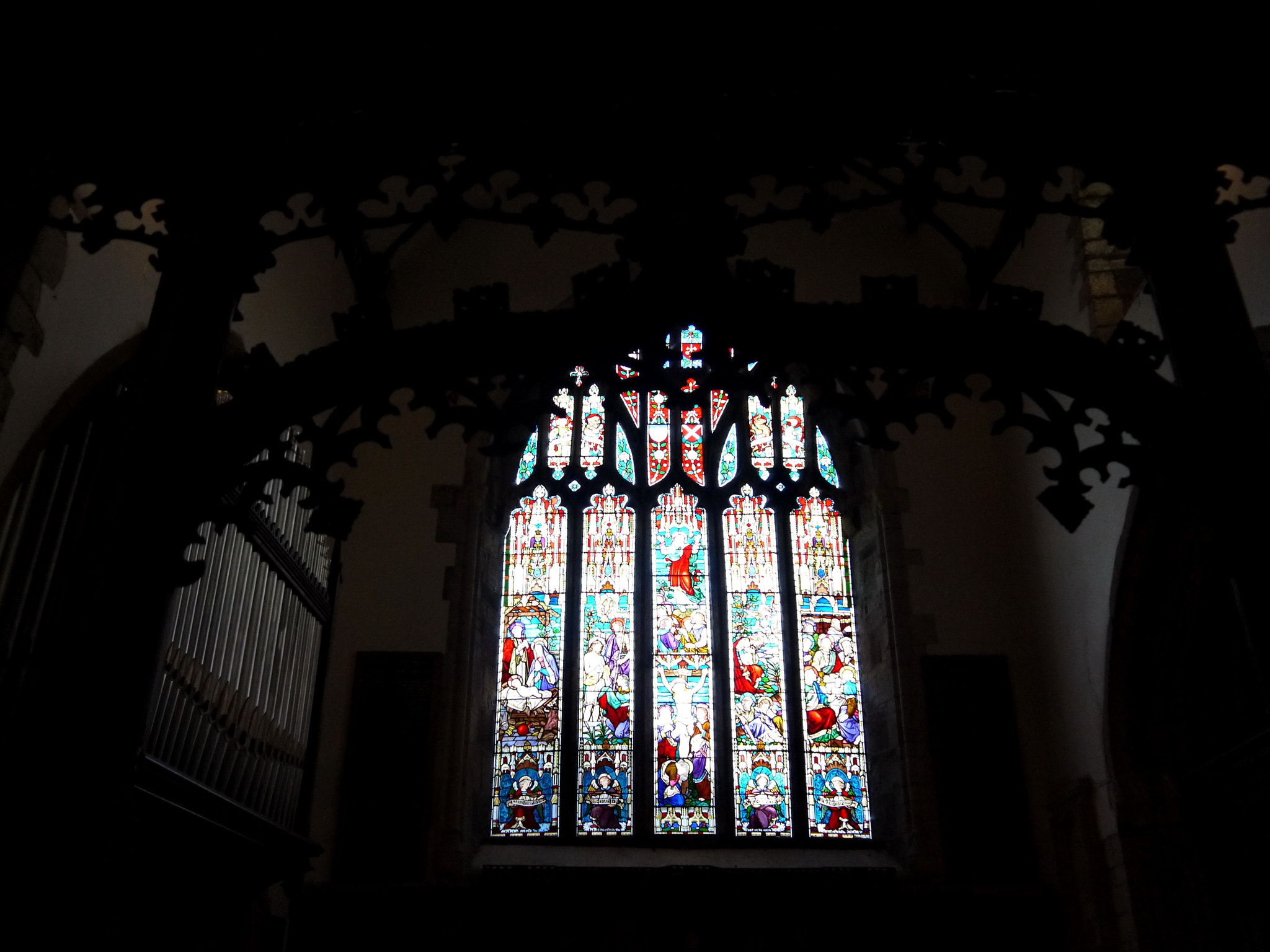 Panasonic Lumix DMC-GF3 sample photo. St fimbarrus church, cornwall, uk photography