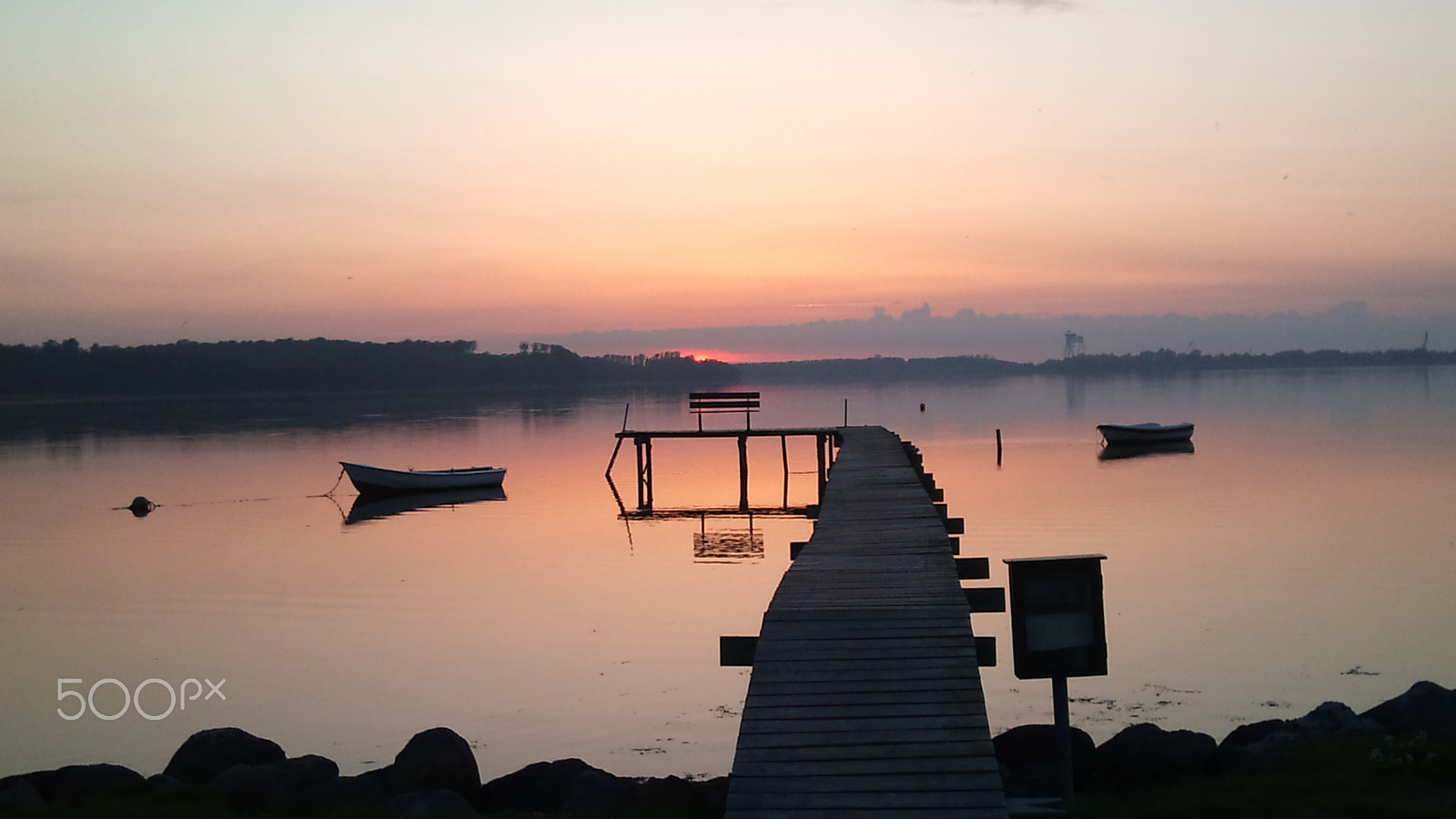 Sony Ericsson U10i sample photo. Sunset on wooden bridg . photography
