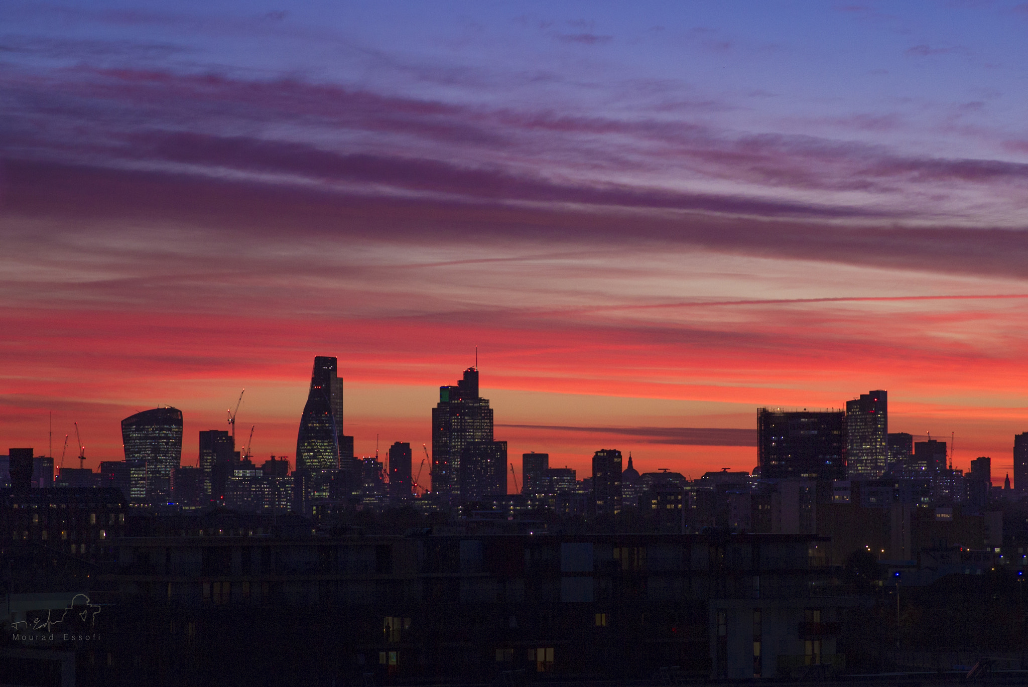 Canon EF 24-70mm F2.8L II USM sample photo. Good night london photography