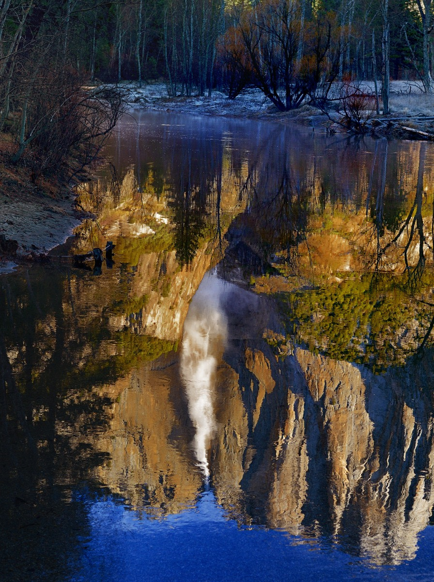 Nikon D800E sample photo. Yosemite falls photography