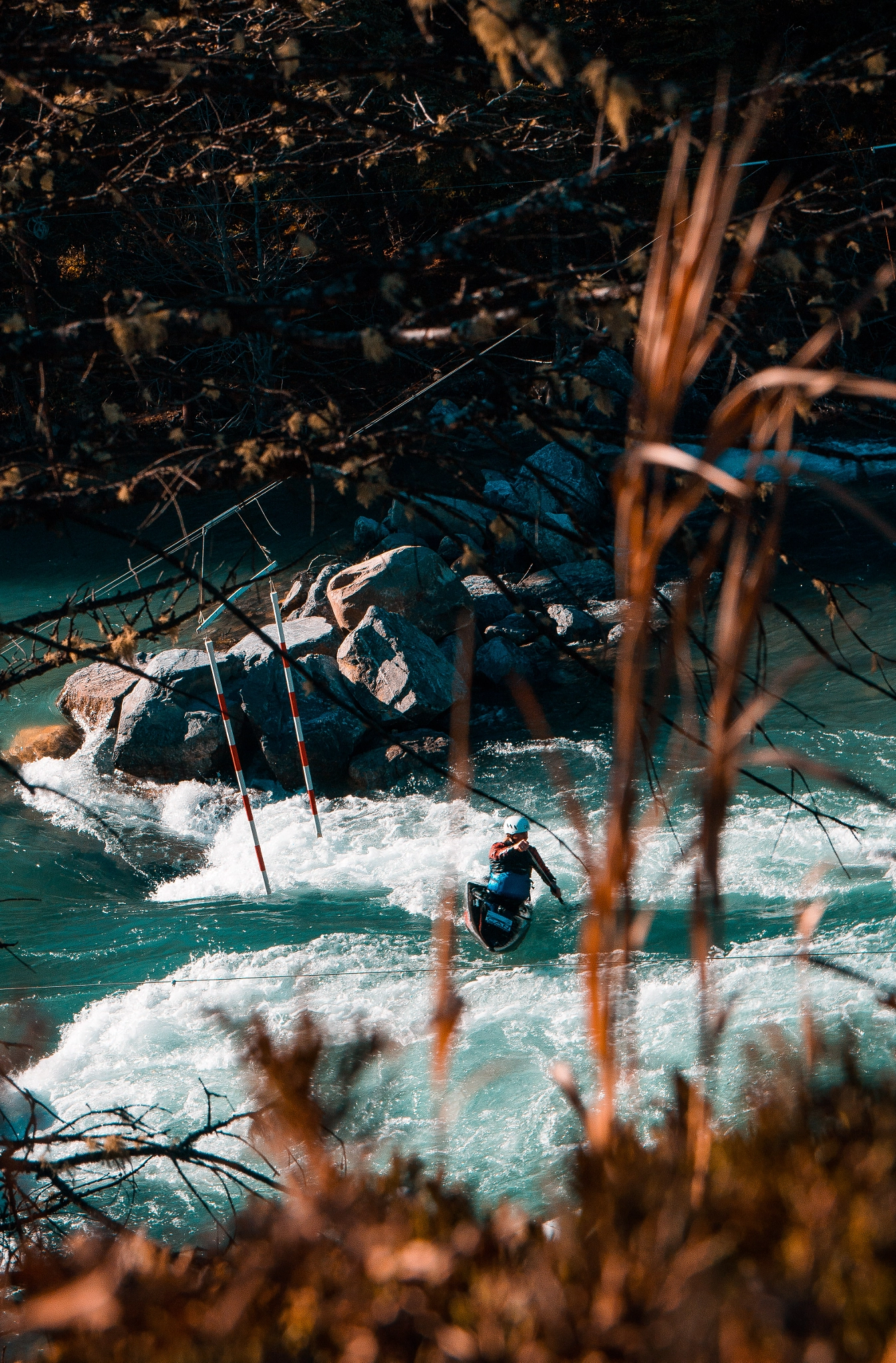 Sony a6300 sample photo. Kayaking in kananaskis alberta photography