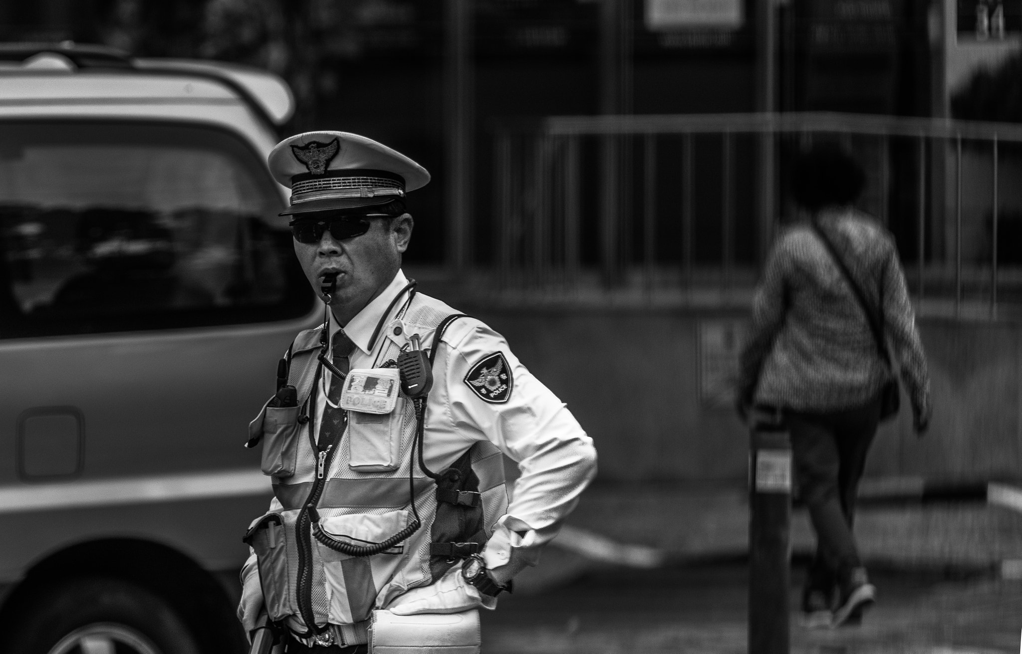 Sigma 70-200mm F2.8 EX DG OS HSM sample photo. Police photography