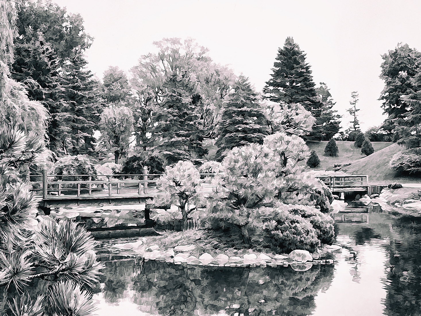 Kodak EASYSHARE C180 DIGITAL CAMERA sample photo. Japanese garden photography