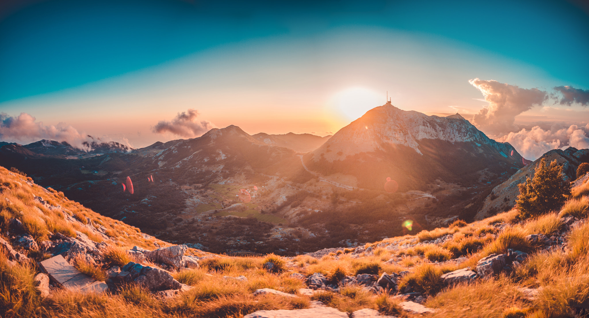 Nikon D800 + AF Nikkor 24mm f/2.8 sample photo. Lovcen national park photography