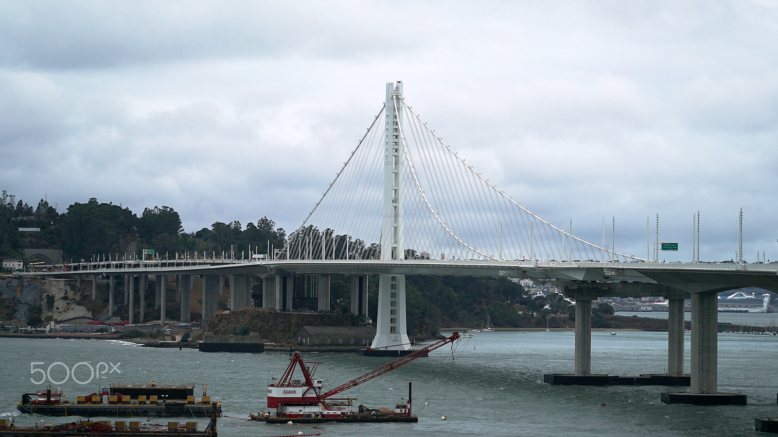 Sony a7S II + Sony FE 70-200mm F4 G OSS sample photo. Bay bridge photography