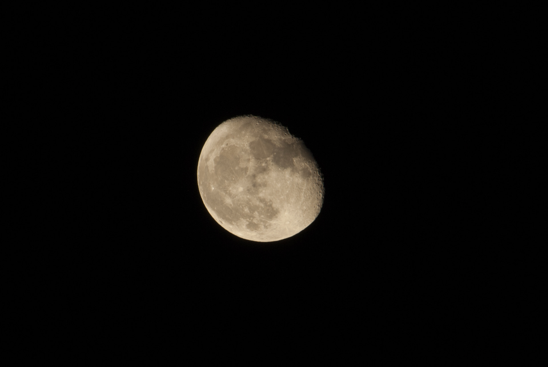 Nikon D200 sample photo. Moon 10/18/16 photography