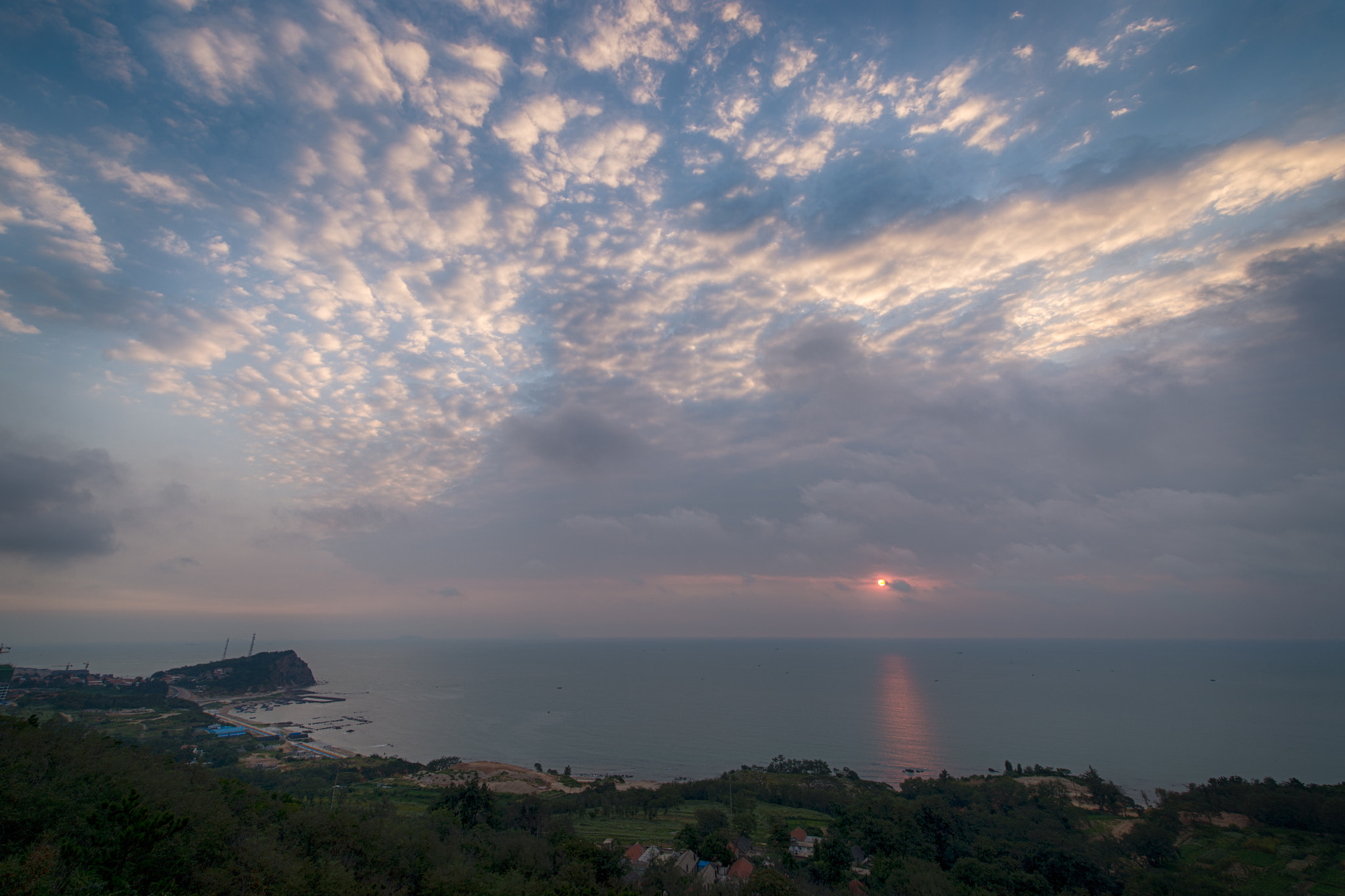 Nikon Df sample photo. Sunrise at changdao island photography
