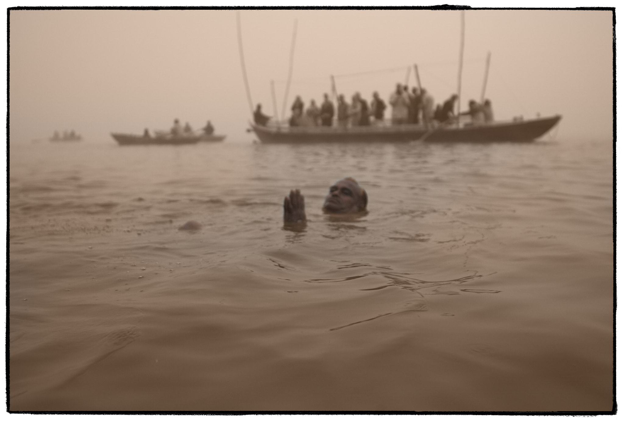 Canon EOS-1D sample photo. People of the ganga photography