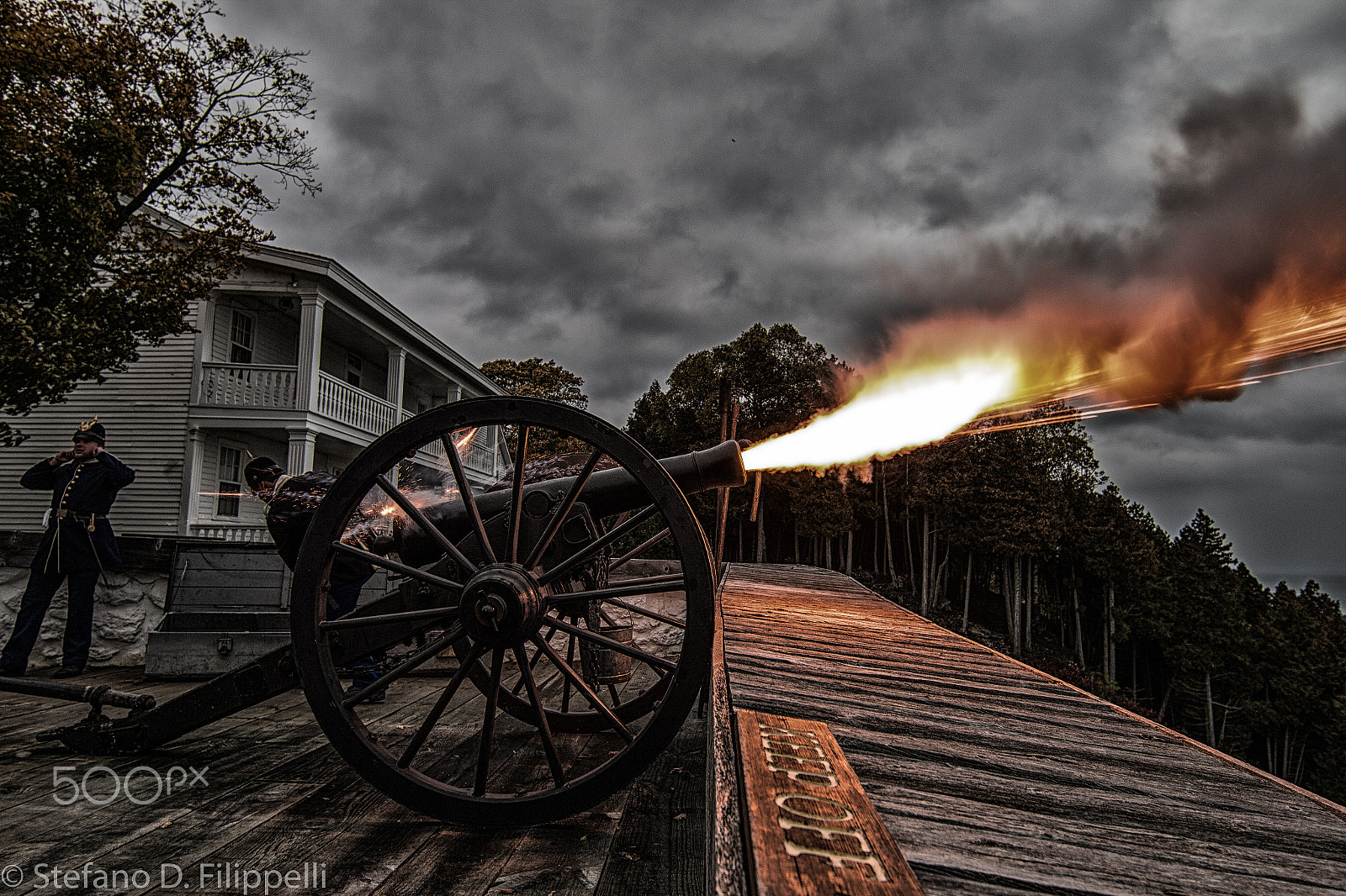 Canon EF 14mm F2.8L II USM sample photo. Cannon fire photography