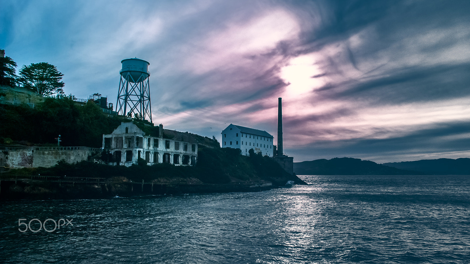 Nikon D60 sample photo. Sunset at alcatraz photography