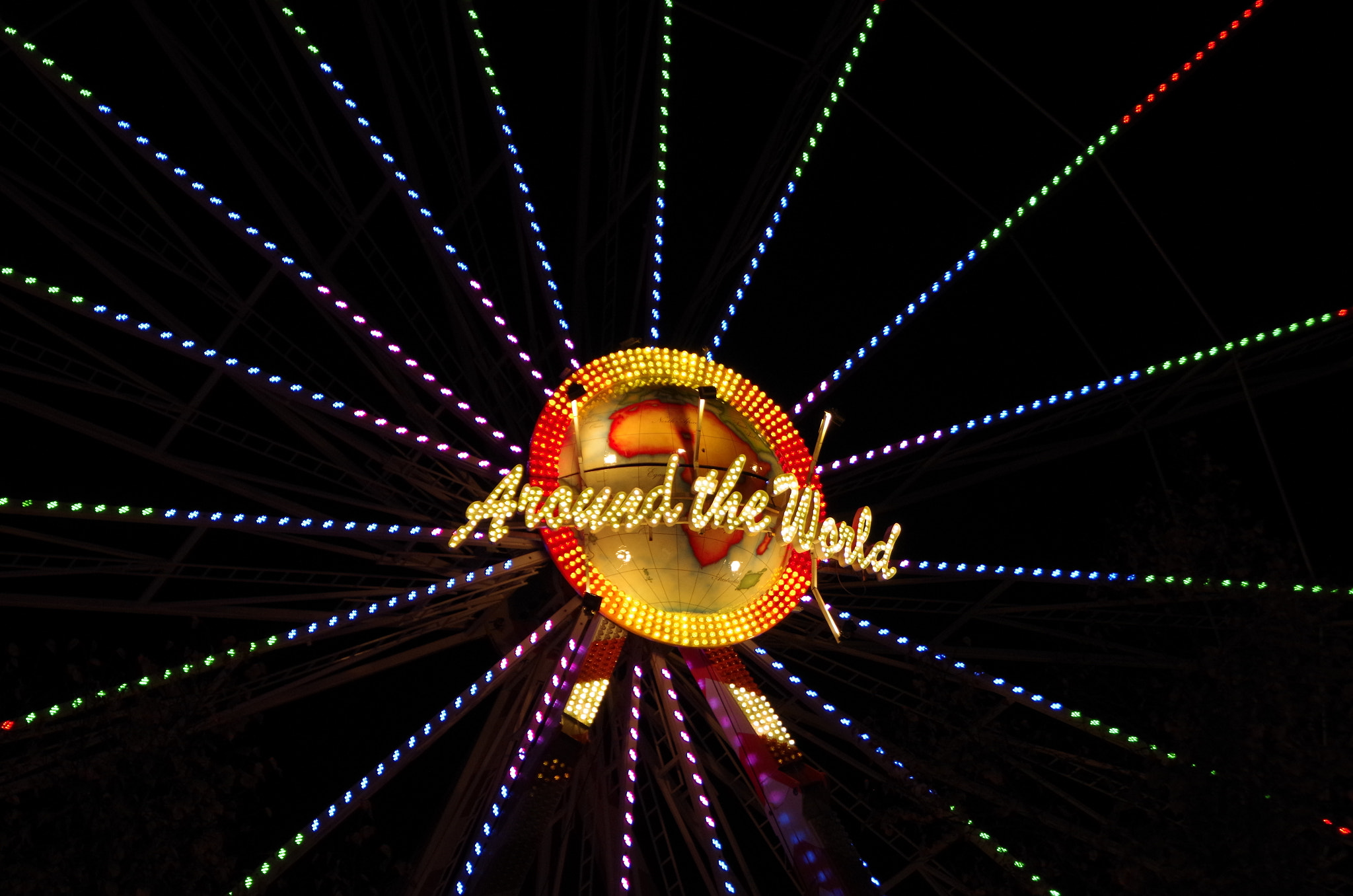 Pentax K-500 sample photo. Riesenrad, the ferris wheel photography