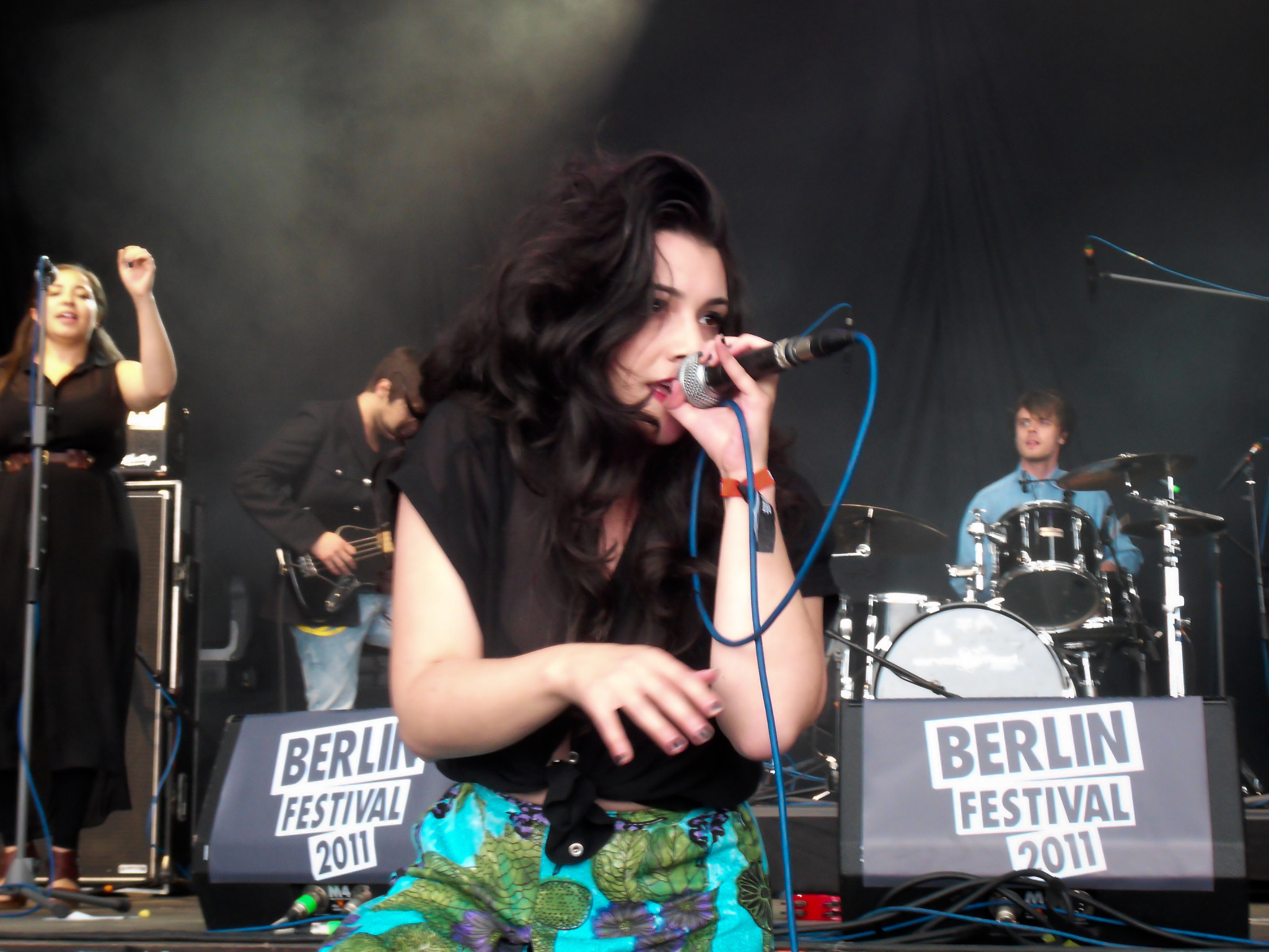 Samsung WB550, WB560 / VLUU WB550 /  HZ15W sample photo. Alex winston at berlin festival, 2011. photography