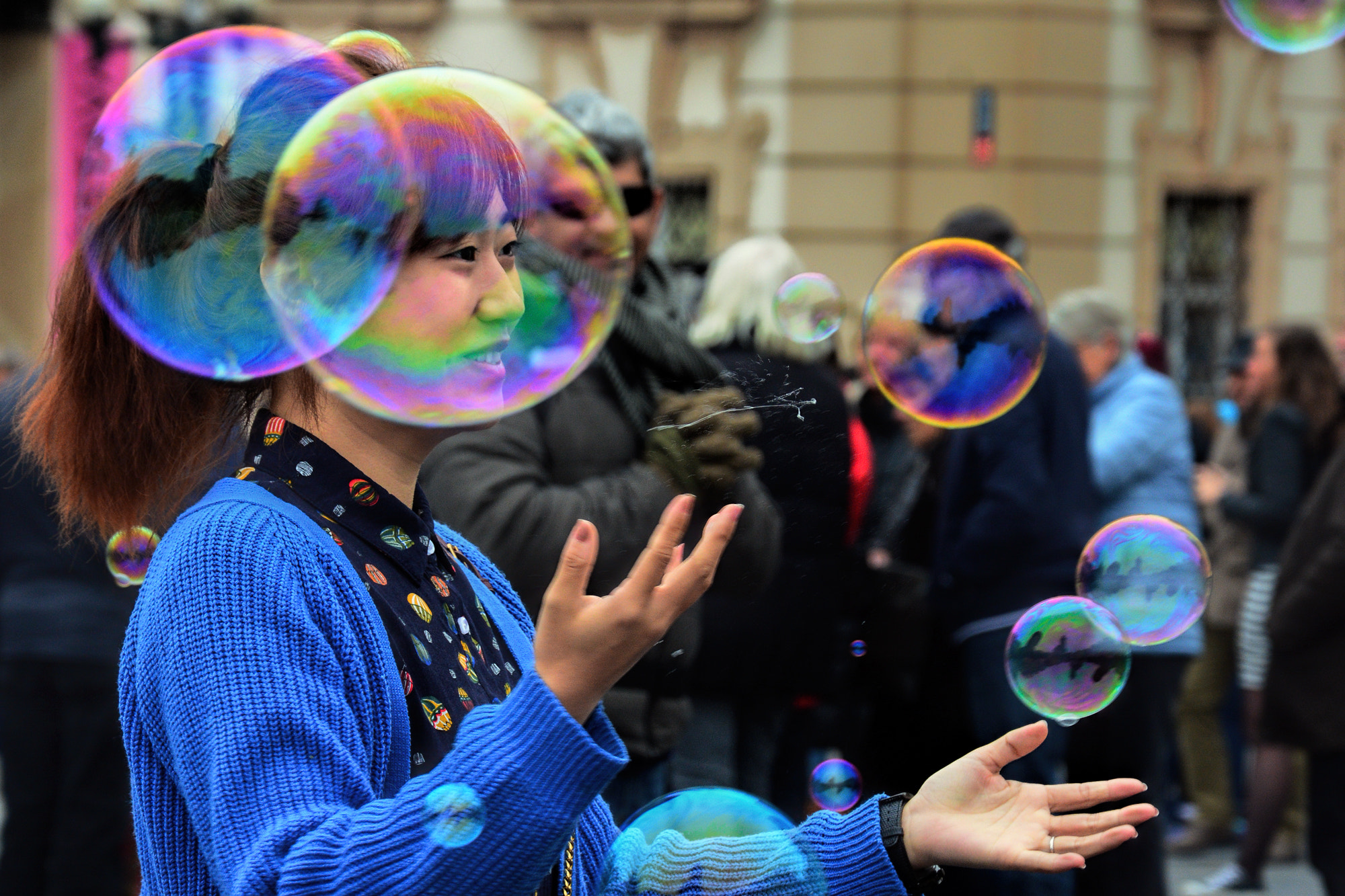 Nikon D7100 sample photo. In bubble photography